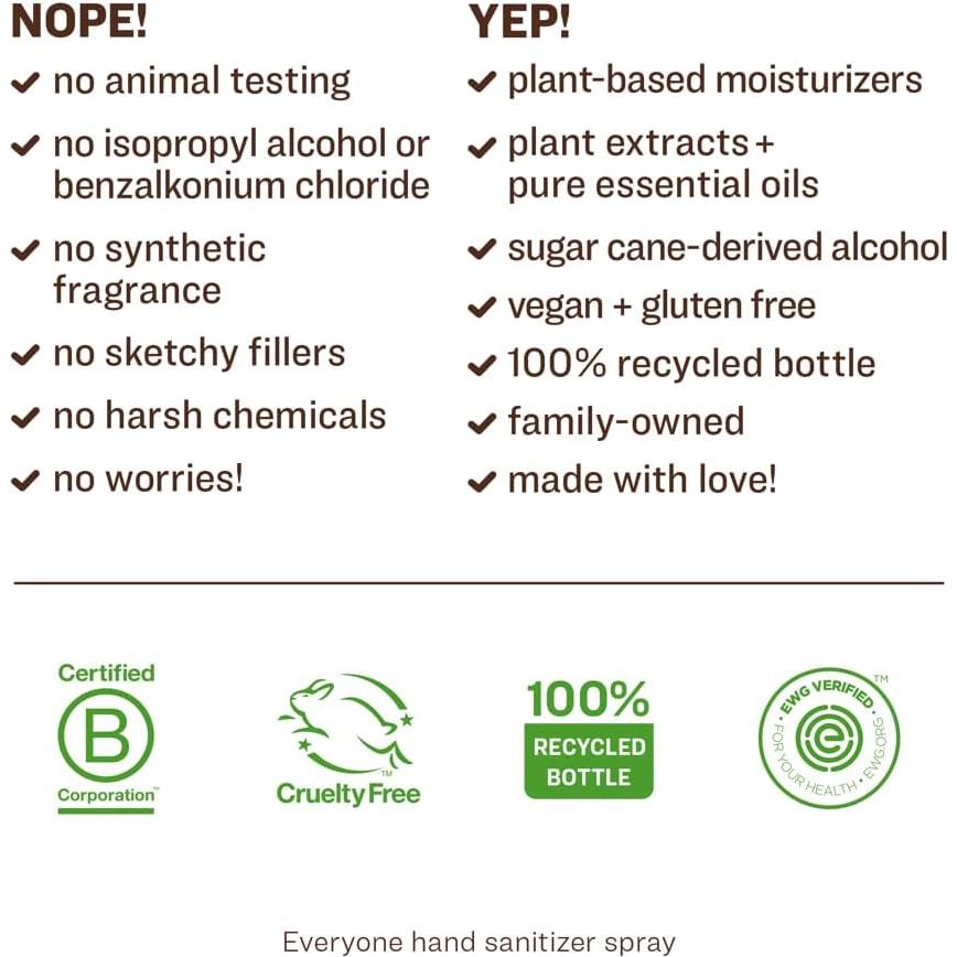 Spray desinfectante de manos EO Products Coco + Limón 59 ml