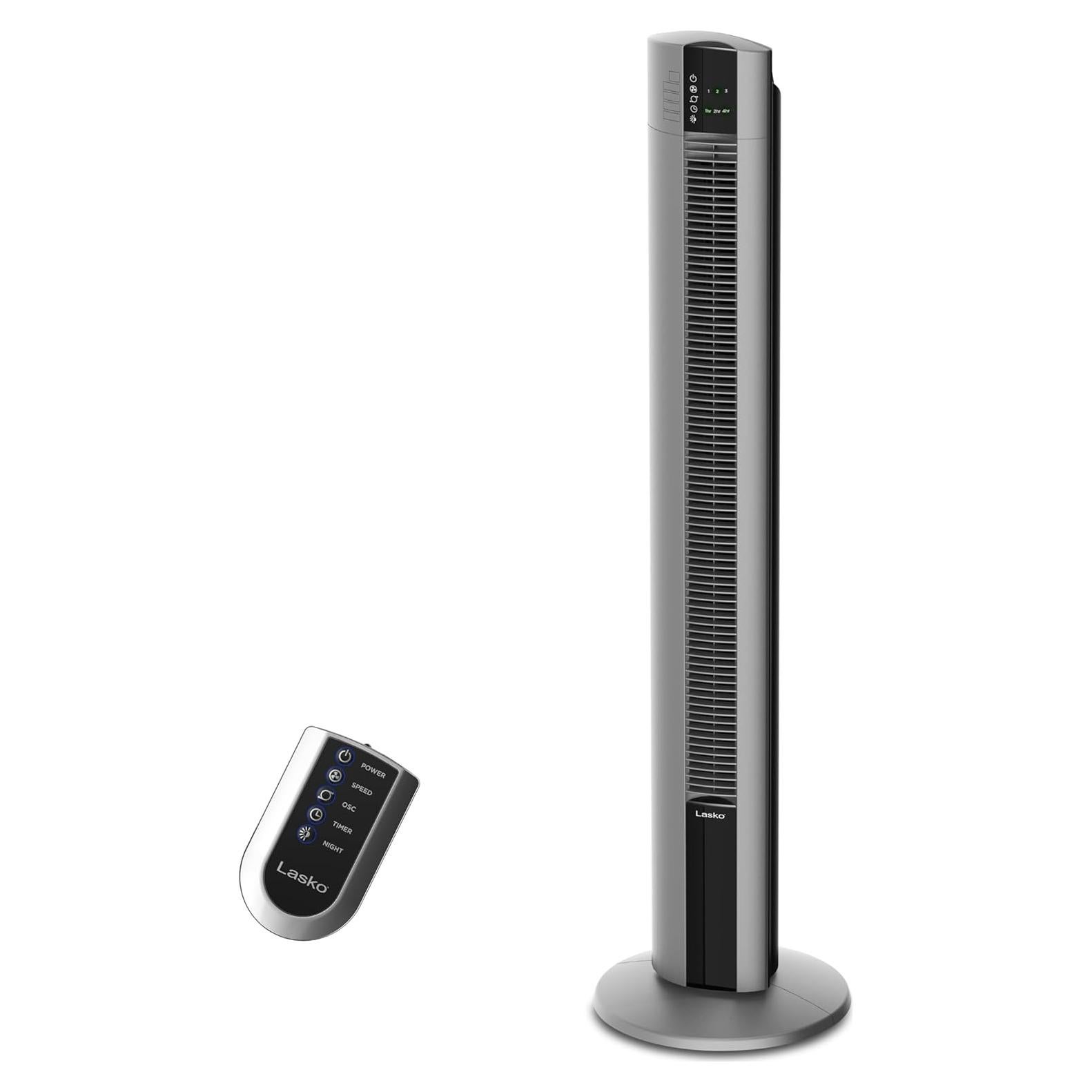 Ventilador de Torre Lasko T48314, 3 Velocidades, Oscilante, Control Remoto