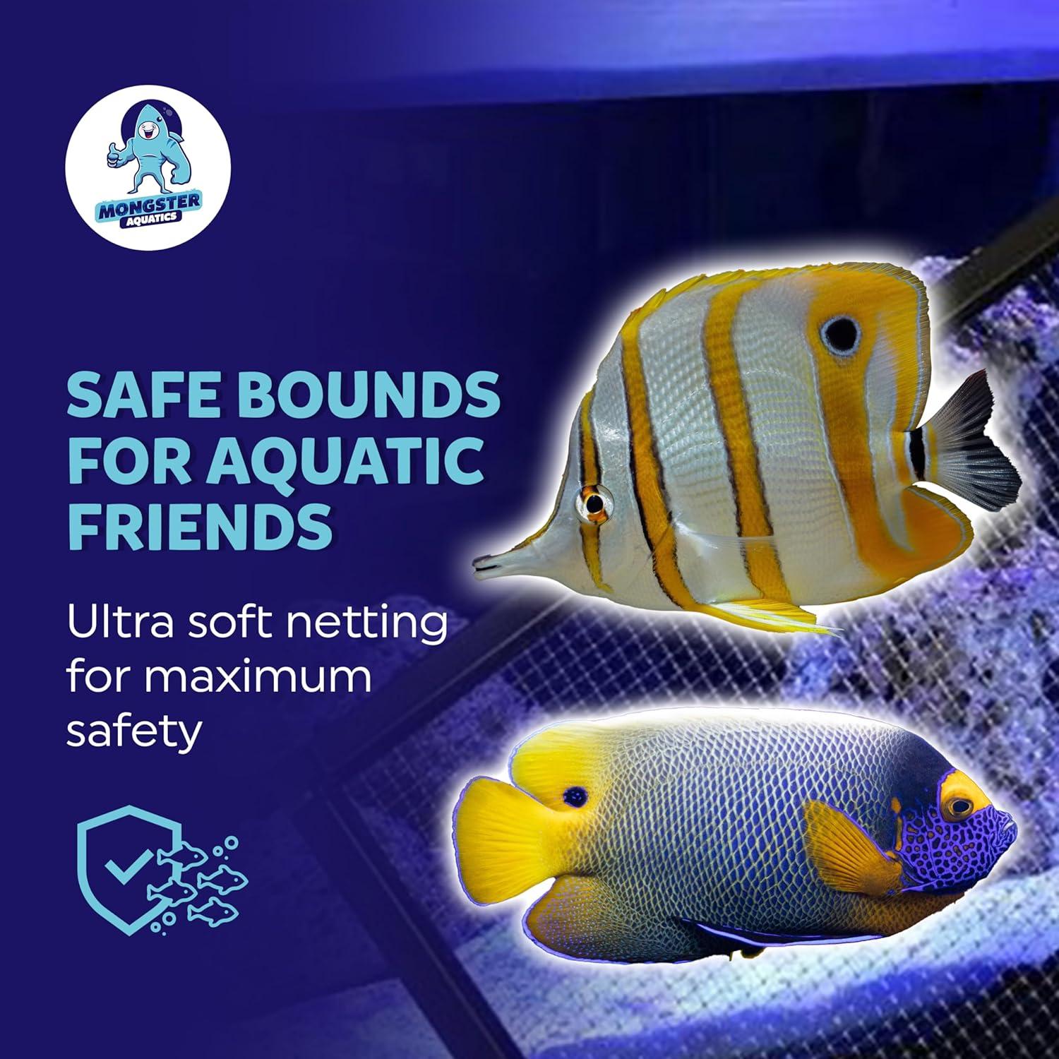 Malla Plástica Transparente 1.22m x 1.52m para Acuario - MongsterAquatics