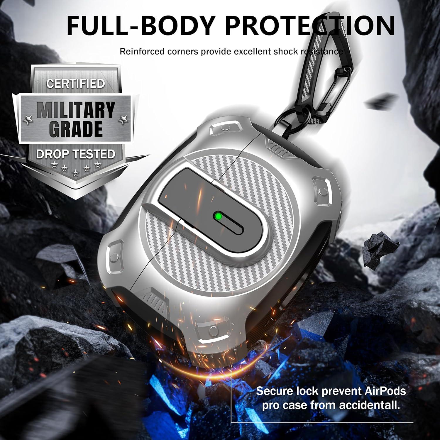 Funda Protectora RFUNGUANGO para AirPods Pro 2 - Espacial