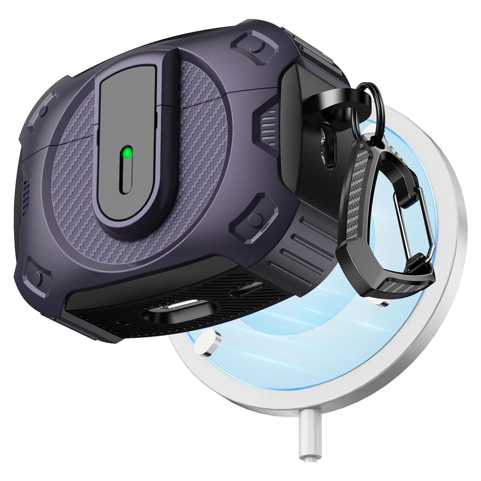 Funda Protectora RFUNGUANGO para AirPods Pro 1/2 - Tema Espacial