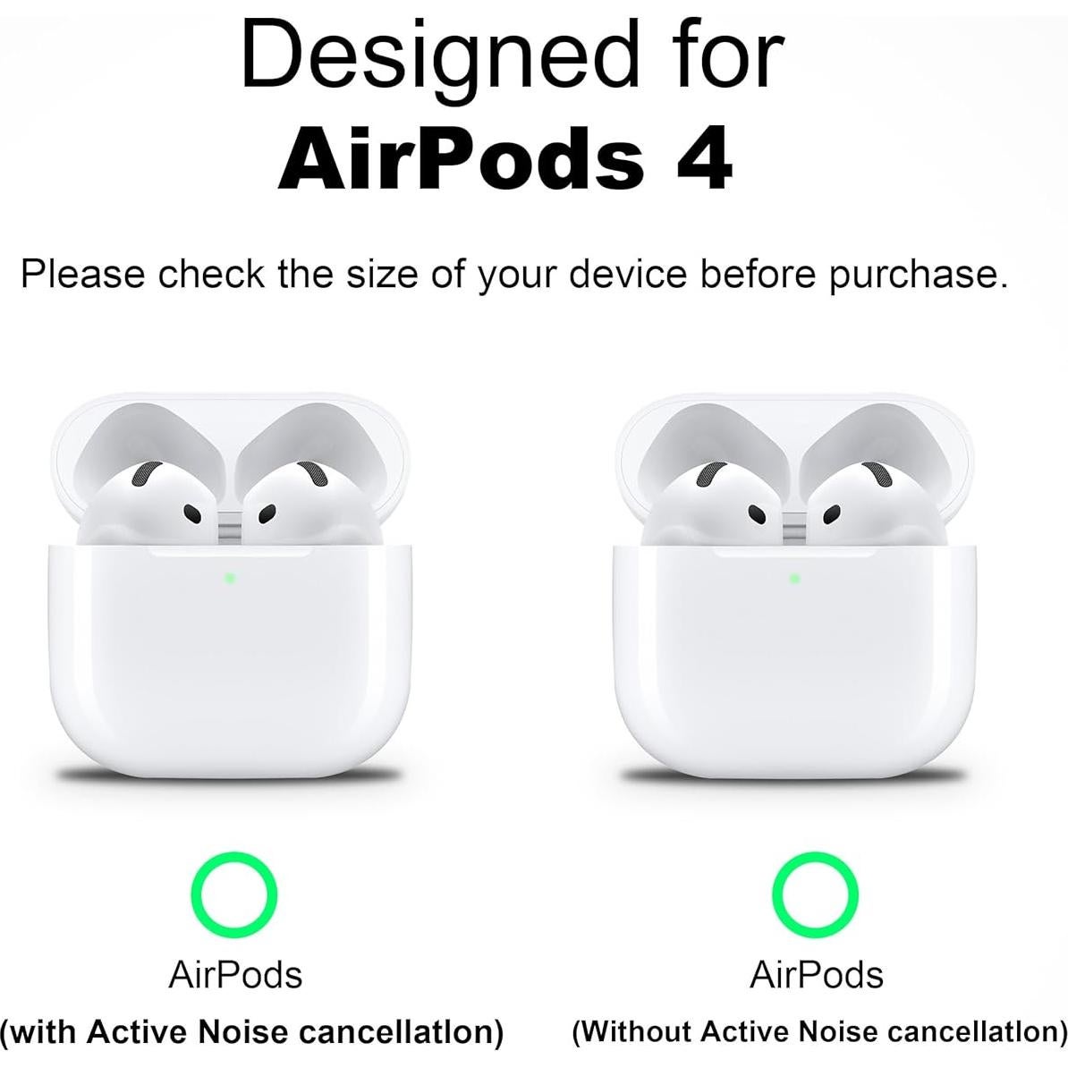 Funda RFUNGUANGO para AirPods 4ta Generación 2024 - Rojo
