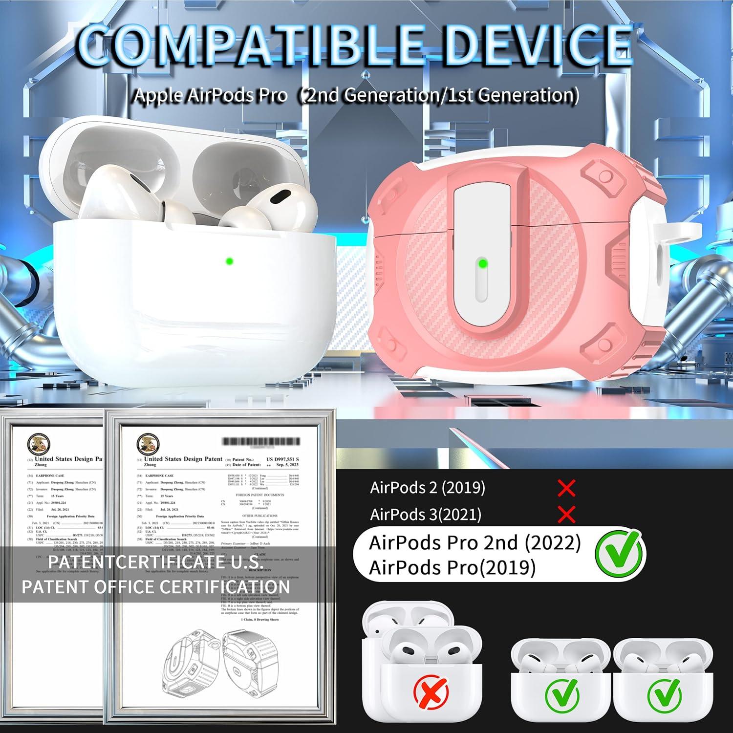 Funda Protectora RFUNGUANGO para AirPods Pro 1/2 - Espacial