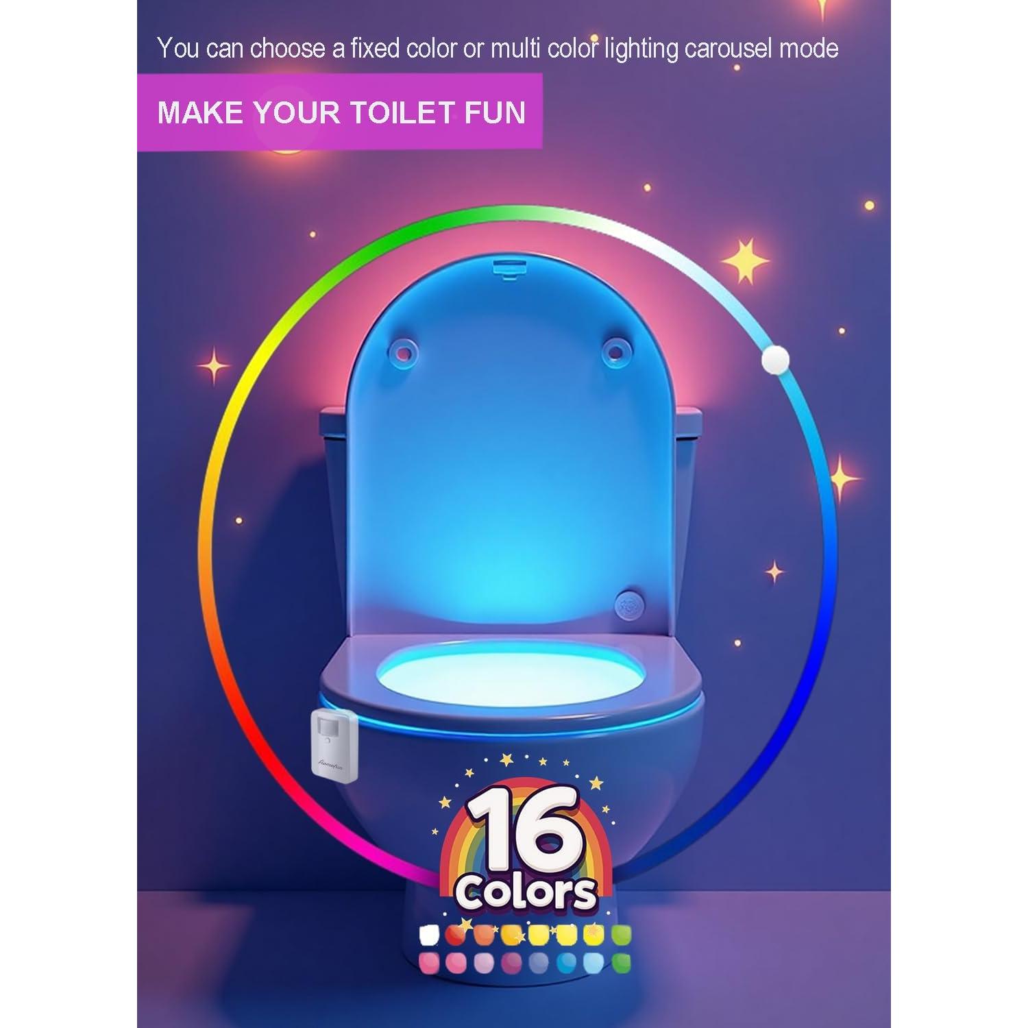 Luz Nocturna para Inodoro Aomofun con Sensor de Movimiento