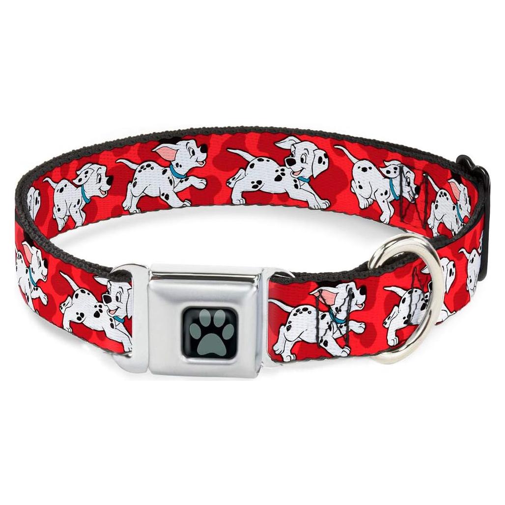 Collar de Perro Buckle-Down Dálmatas 2.54 cm Ajustable 22.86-38.1 cm