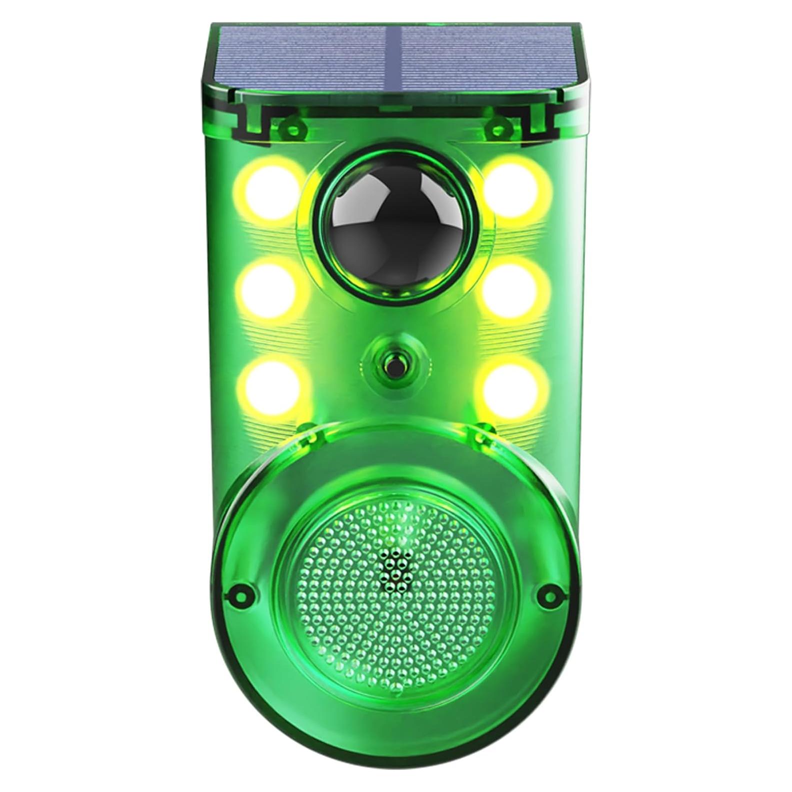 Alarma de Movimiento Solar SENKEFEI 129dB con Luz Estroboscópica