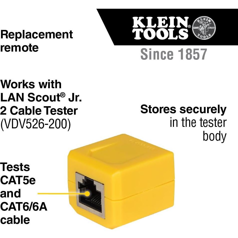 Control Remoto Klein Tools VDV999-200 para Probador LAN Scout Jr. 2