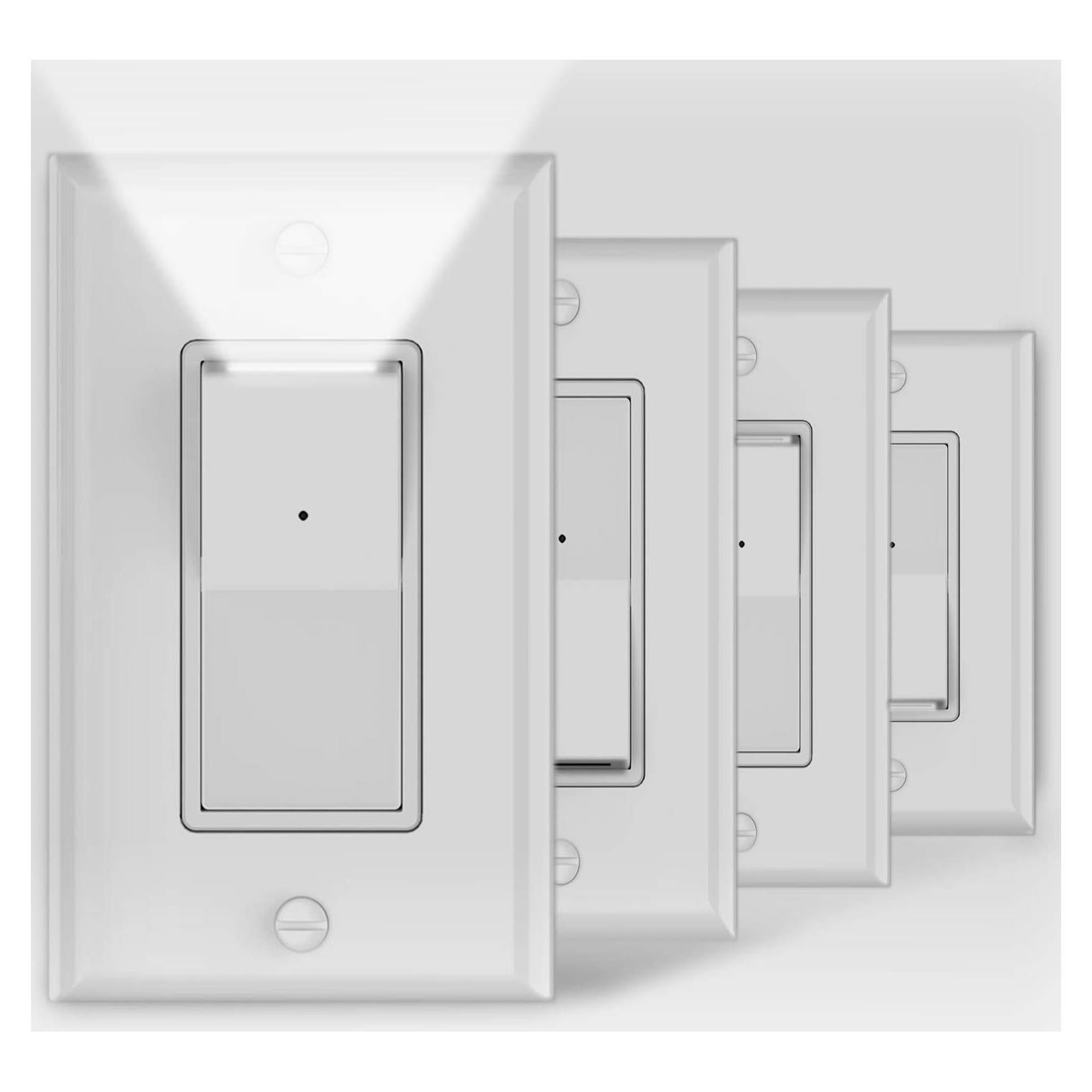 Interruptor de Luz Nocturna SOZULAMP 3 Vías 15Amp Blanco