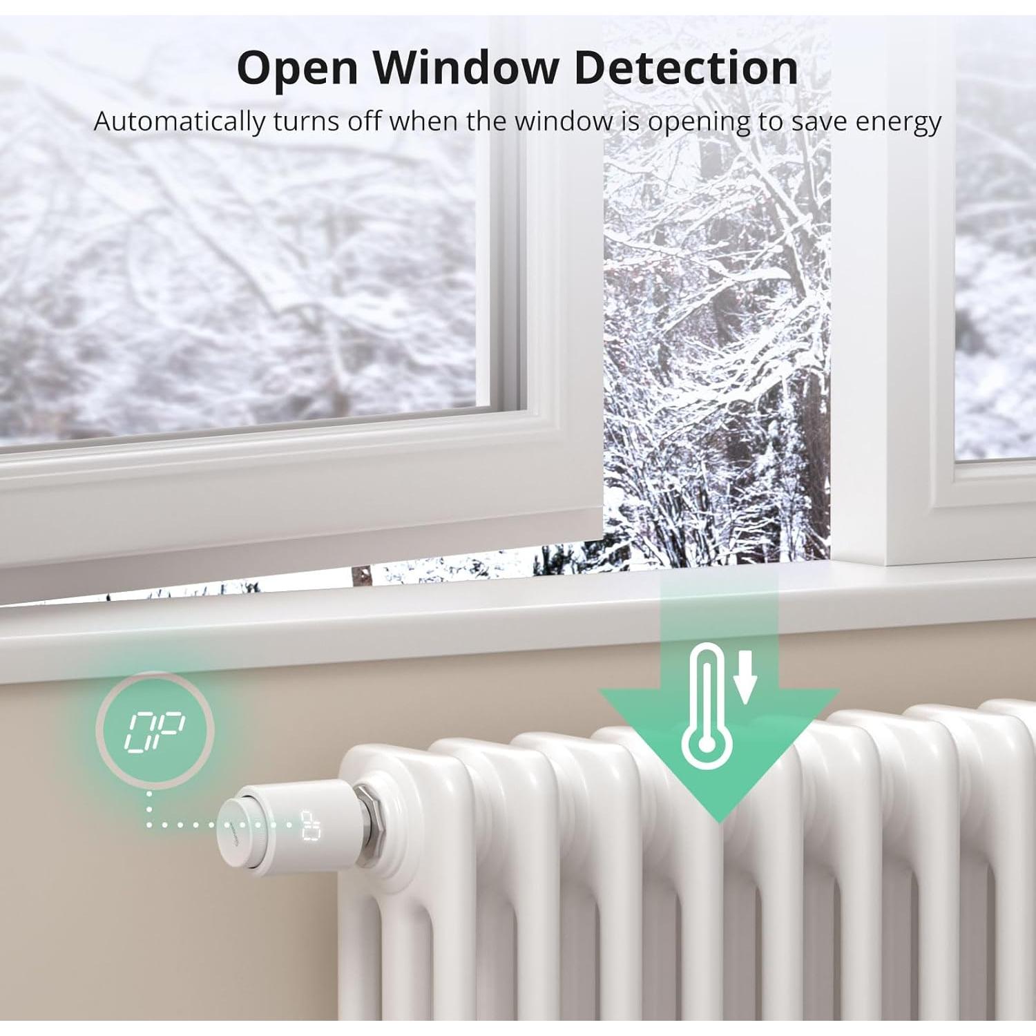 Válvula Termostática Inteligente SONOFF Zigbee TRVZB - Control Remoto