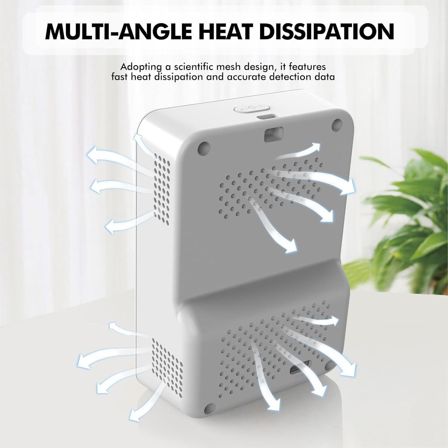 Monitor de Calidad del Aire 22 HOBBIES AK3 8-en-1 Temperatura Humedad