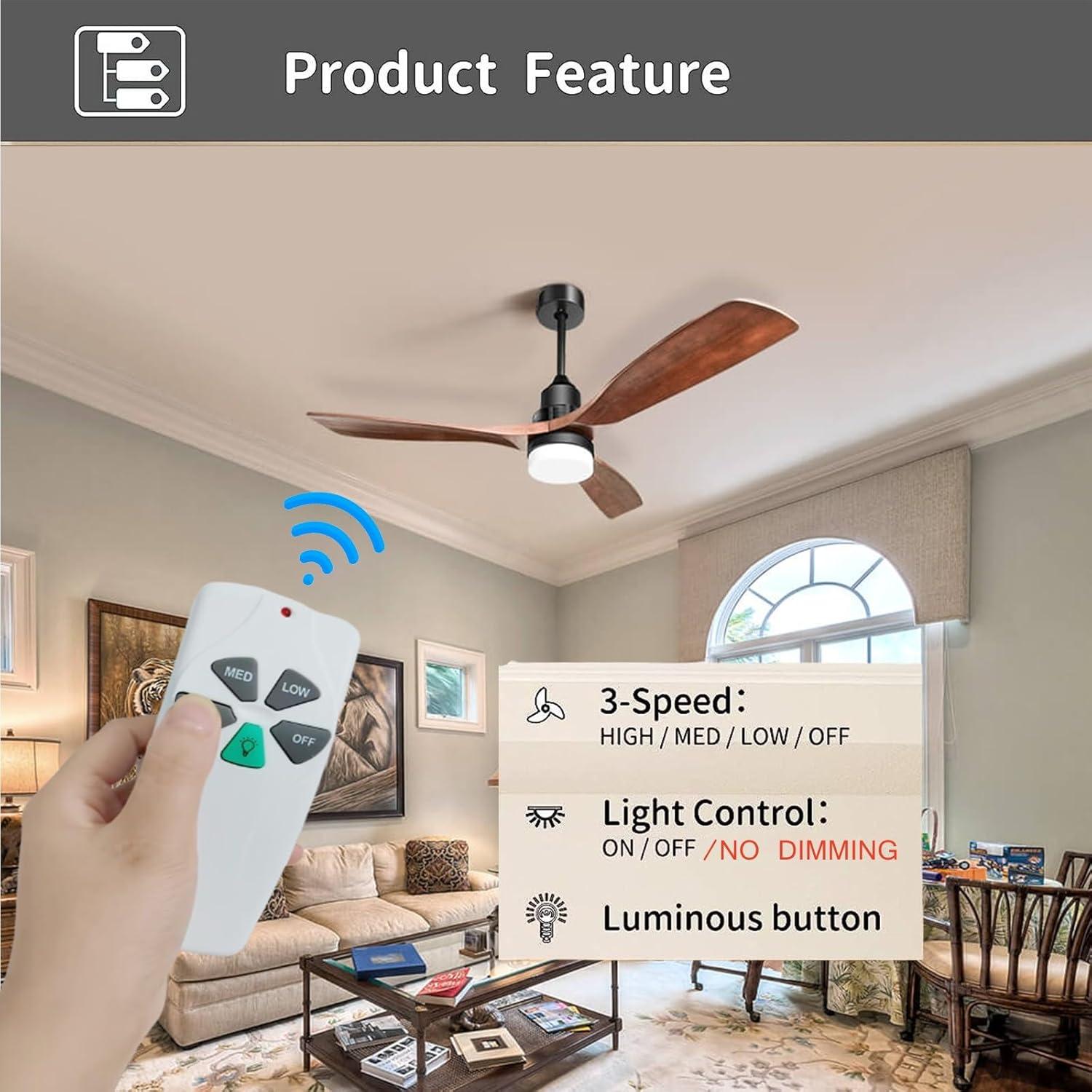 Control Remoto Universal para Ventilador de Techo Breeze Bay RC53T1T