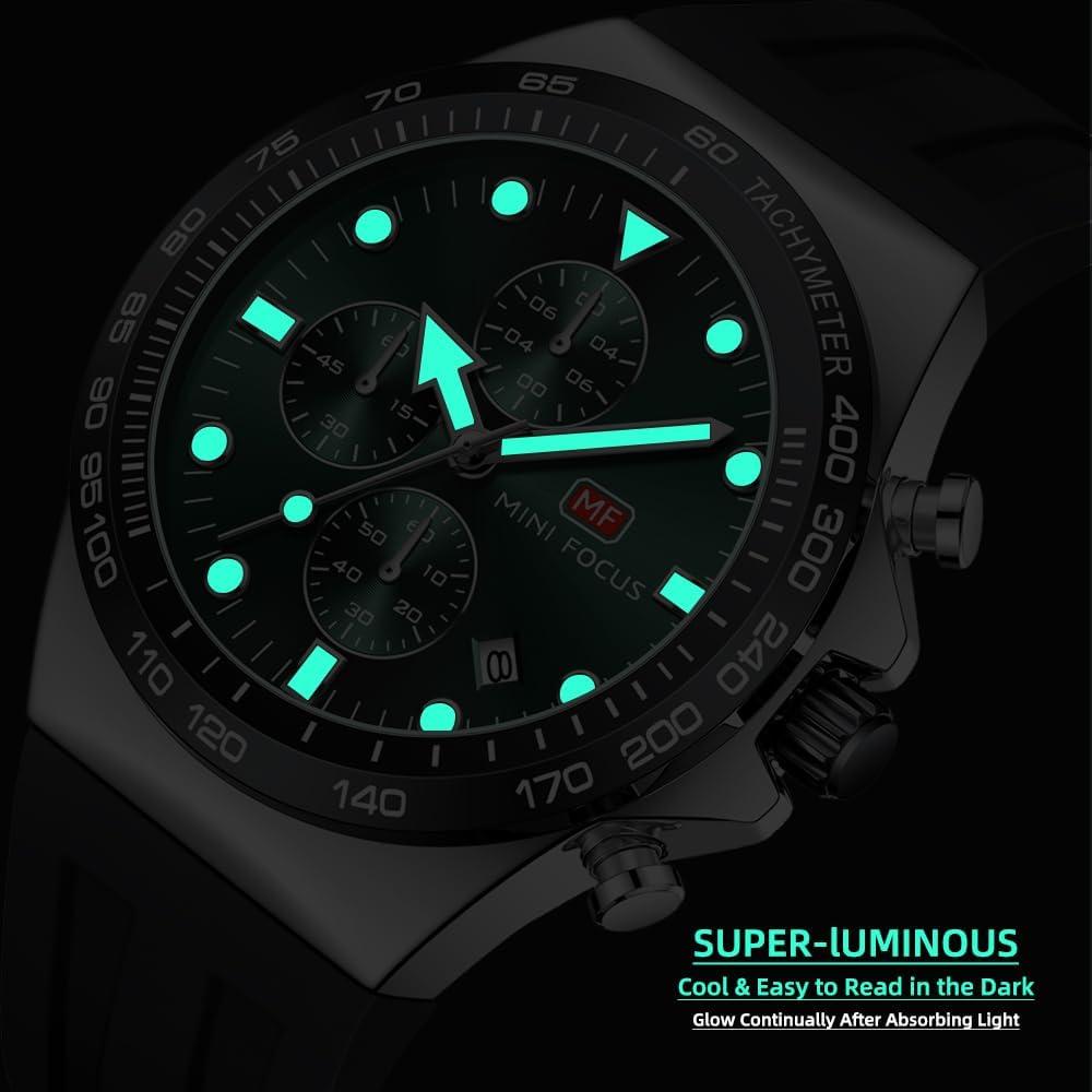 Reloj de Pulsera Mini Focus MF0488G Casual Hombre Azul-Plata