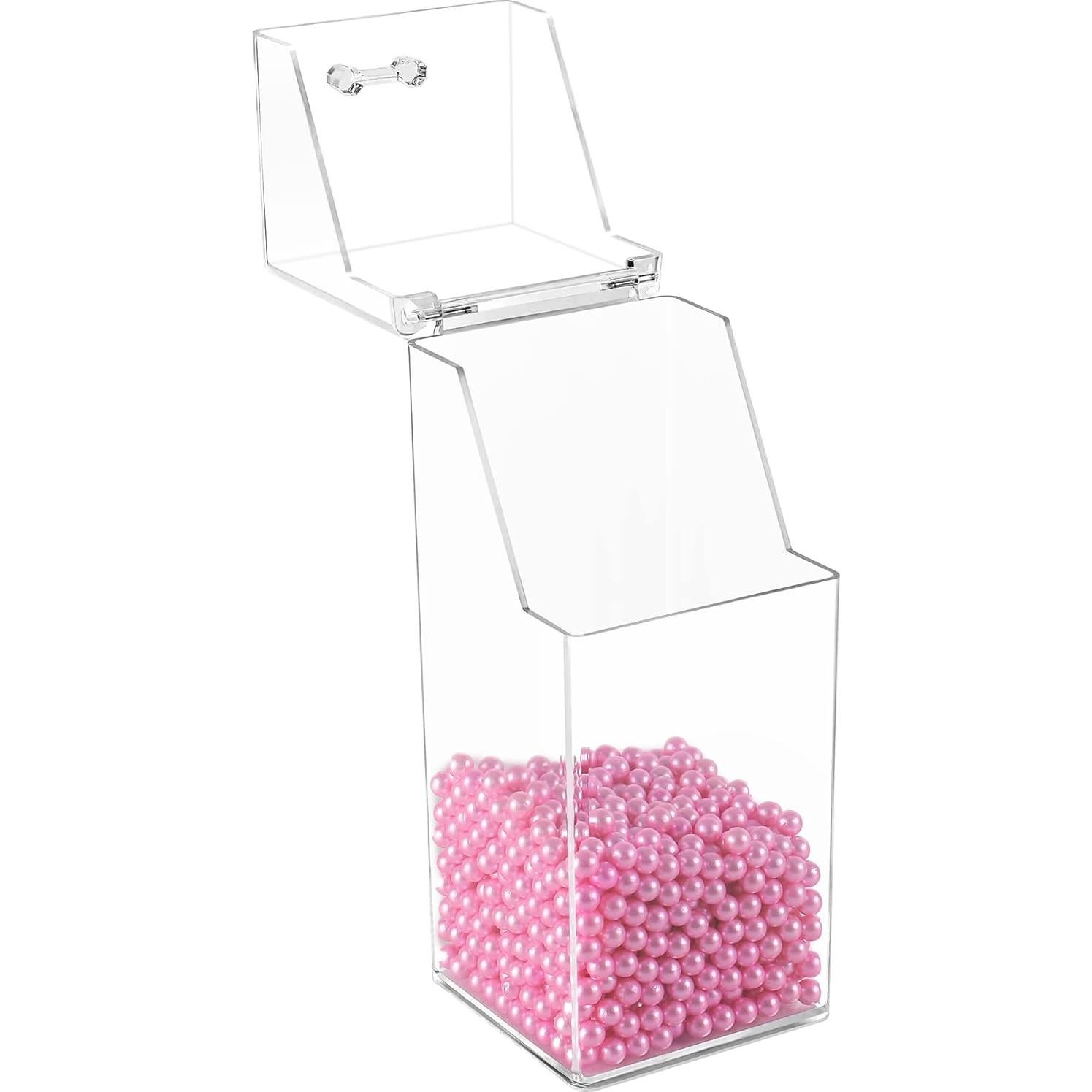 Sooyee Organizador de Brochas de Maquillaje Acrílico Rosa 9.4x21.1cm