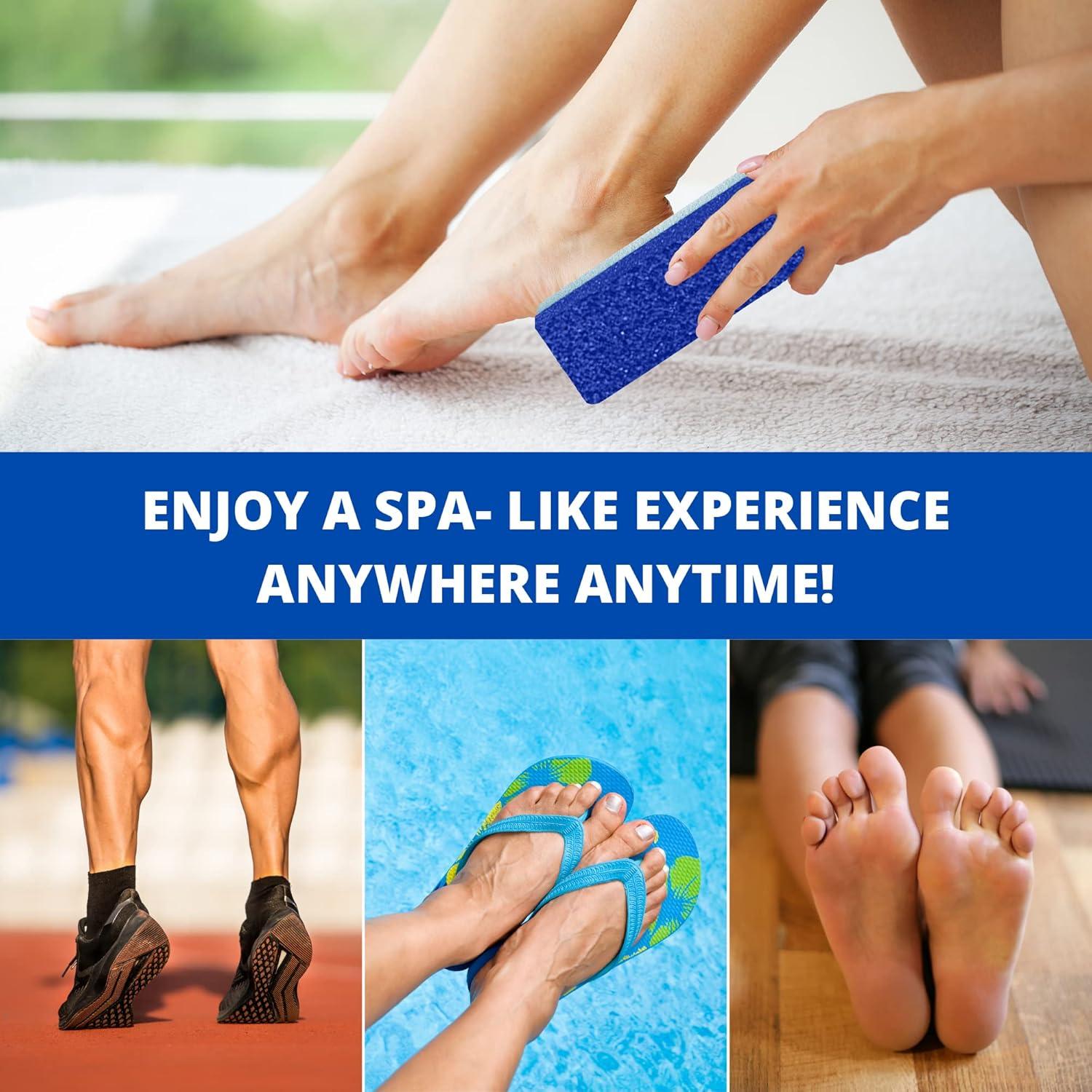 Piedra Pómez Exfoliante LOVE PUMICE para Pies y Manos Azul