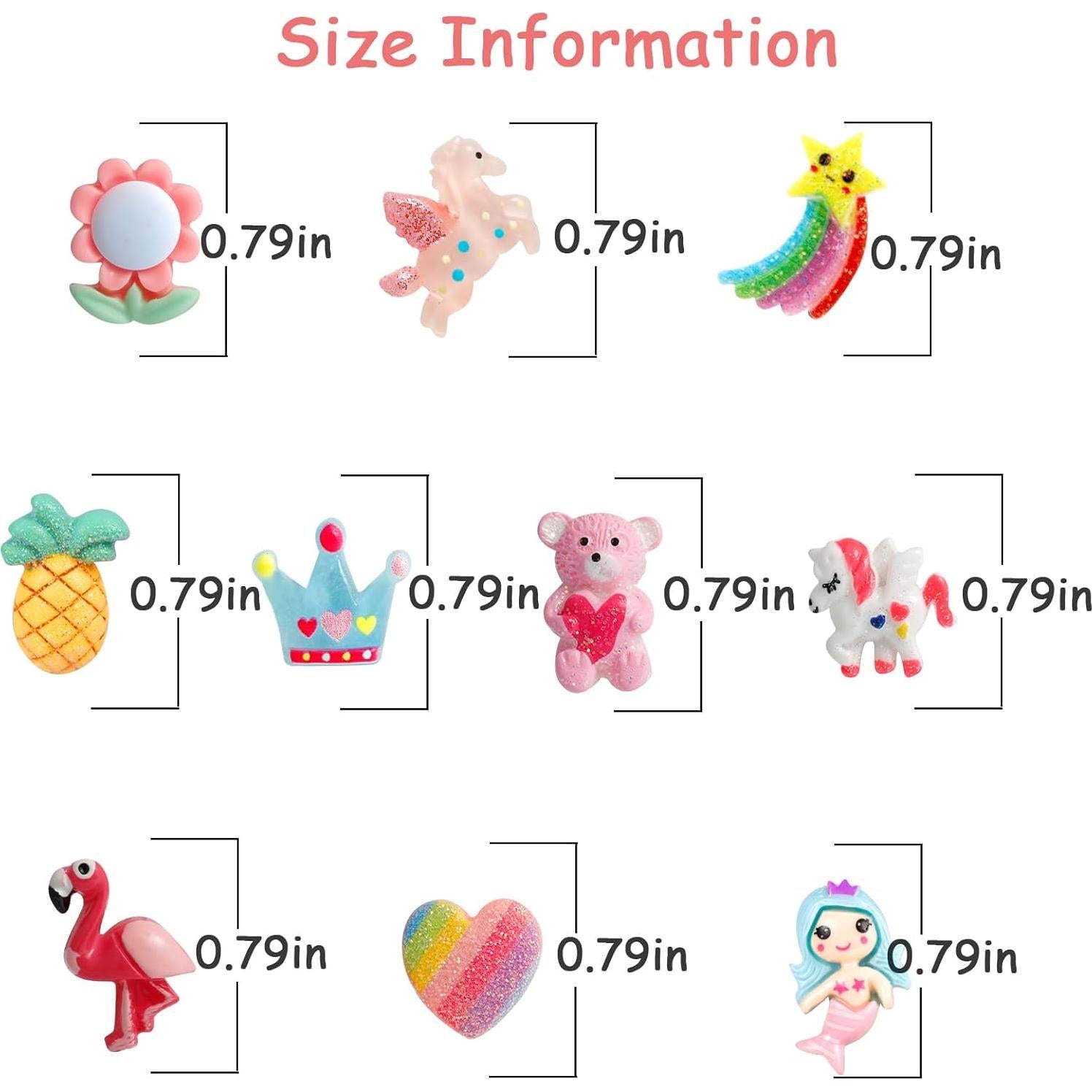 Pendientes de Clip Hipoalergénicos para Niñas 4-12 Años - 10 Pares