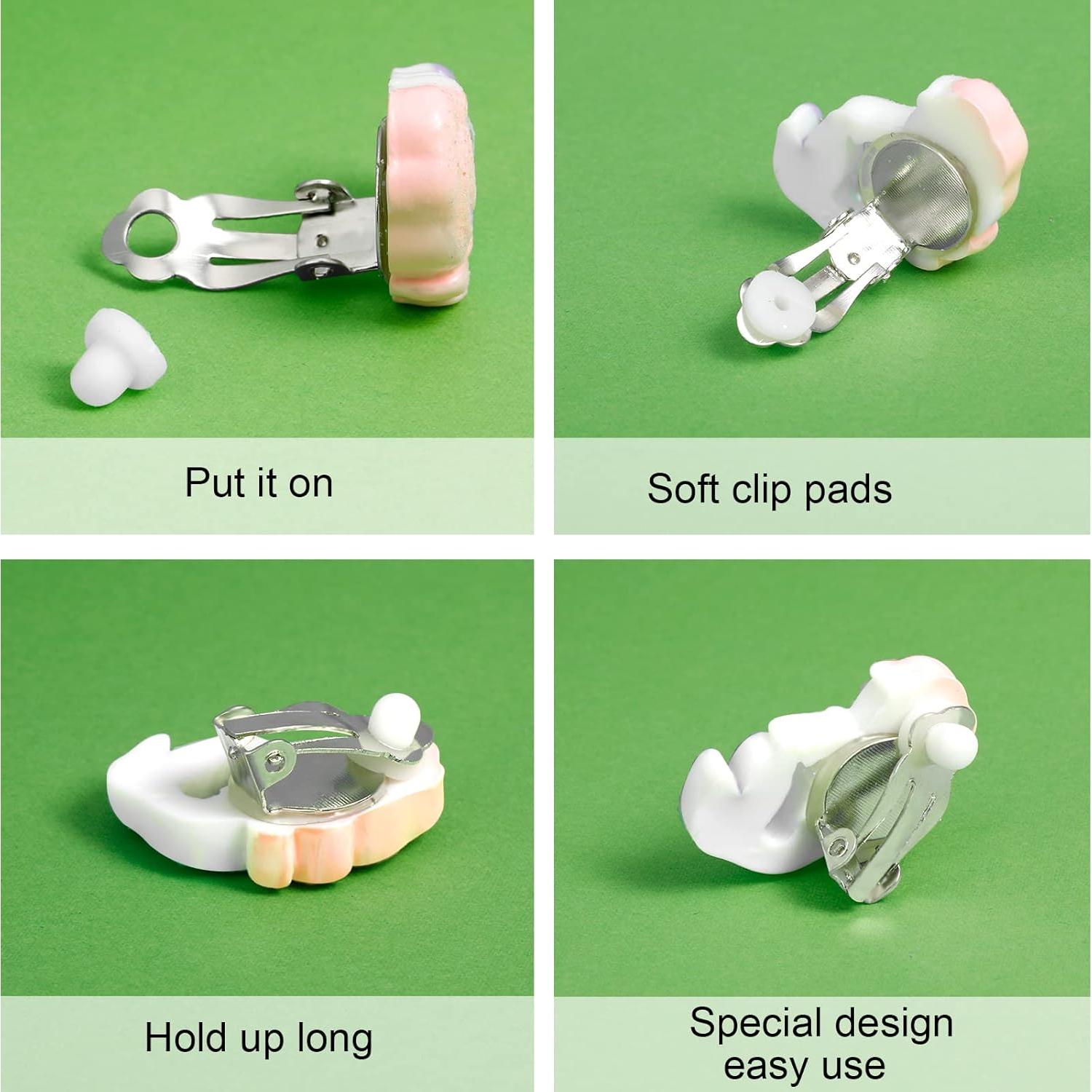 Pendientes de Clip Hipoalergénicos para Niñas 4-12 Años - 10 Pares