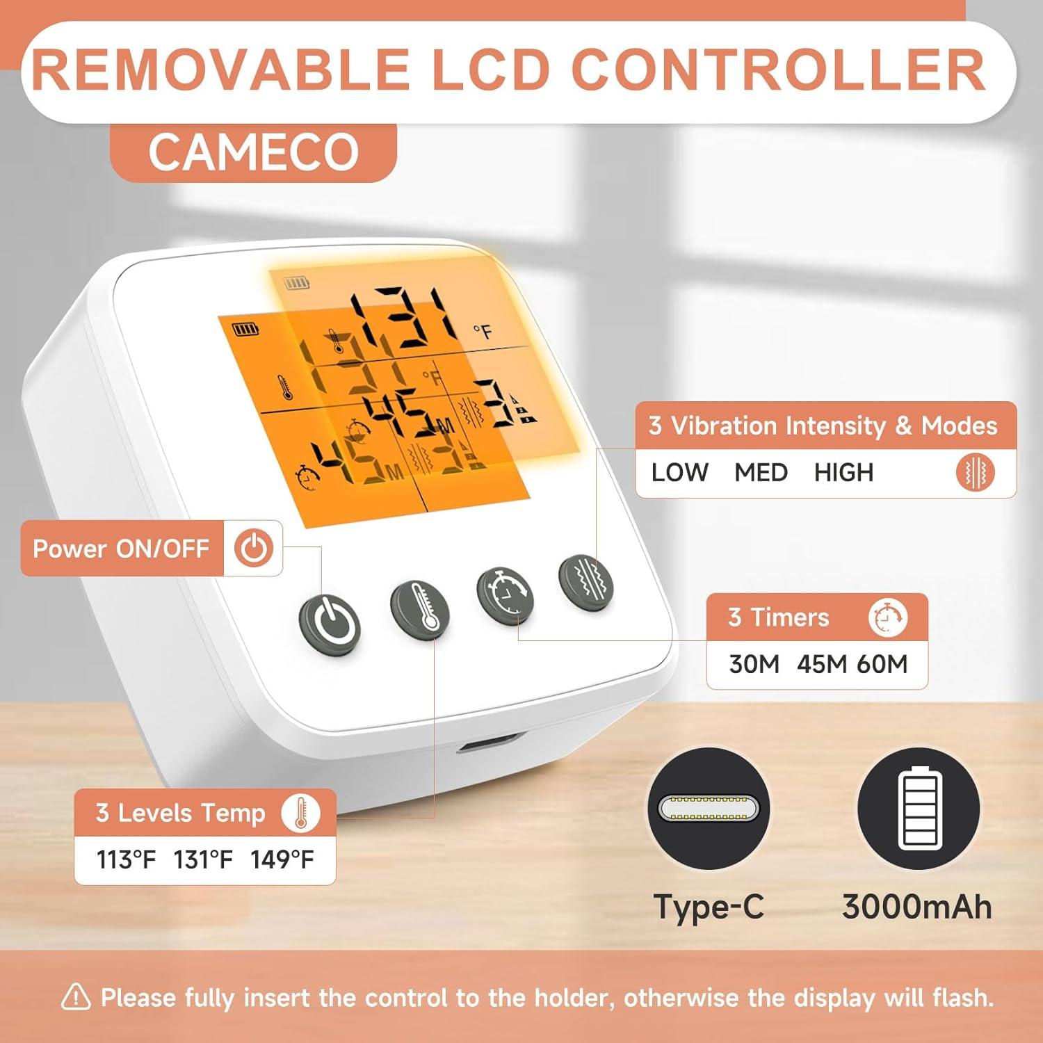 Masajeador de Codo Inalámbrico CAMECO con Calor 3000mAh