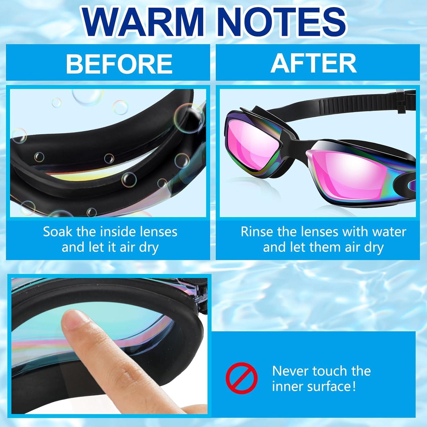 Gafas de natación Flutesan 12 Pack con tapones y clip
