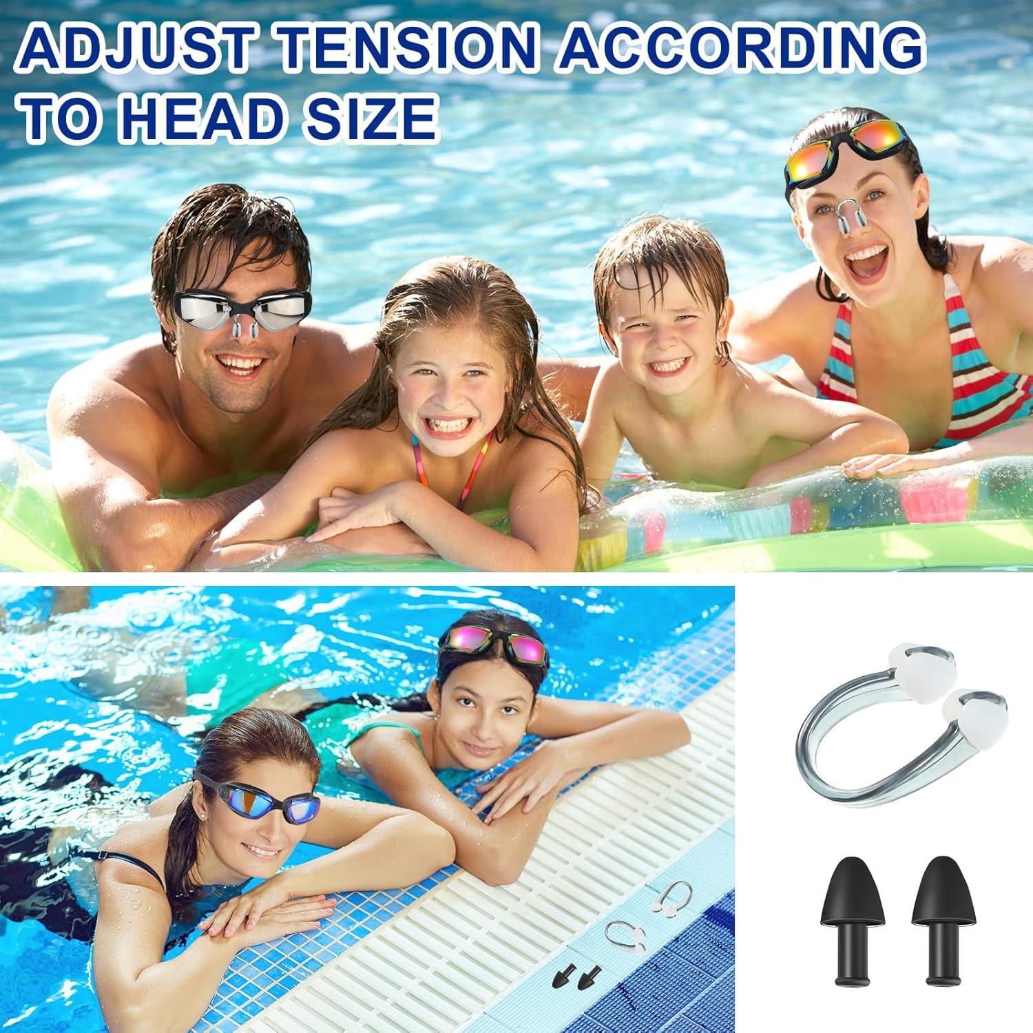 Gafas de natación Flutesan 12 Pack con tapones y clip