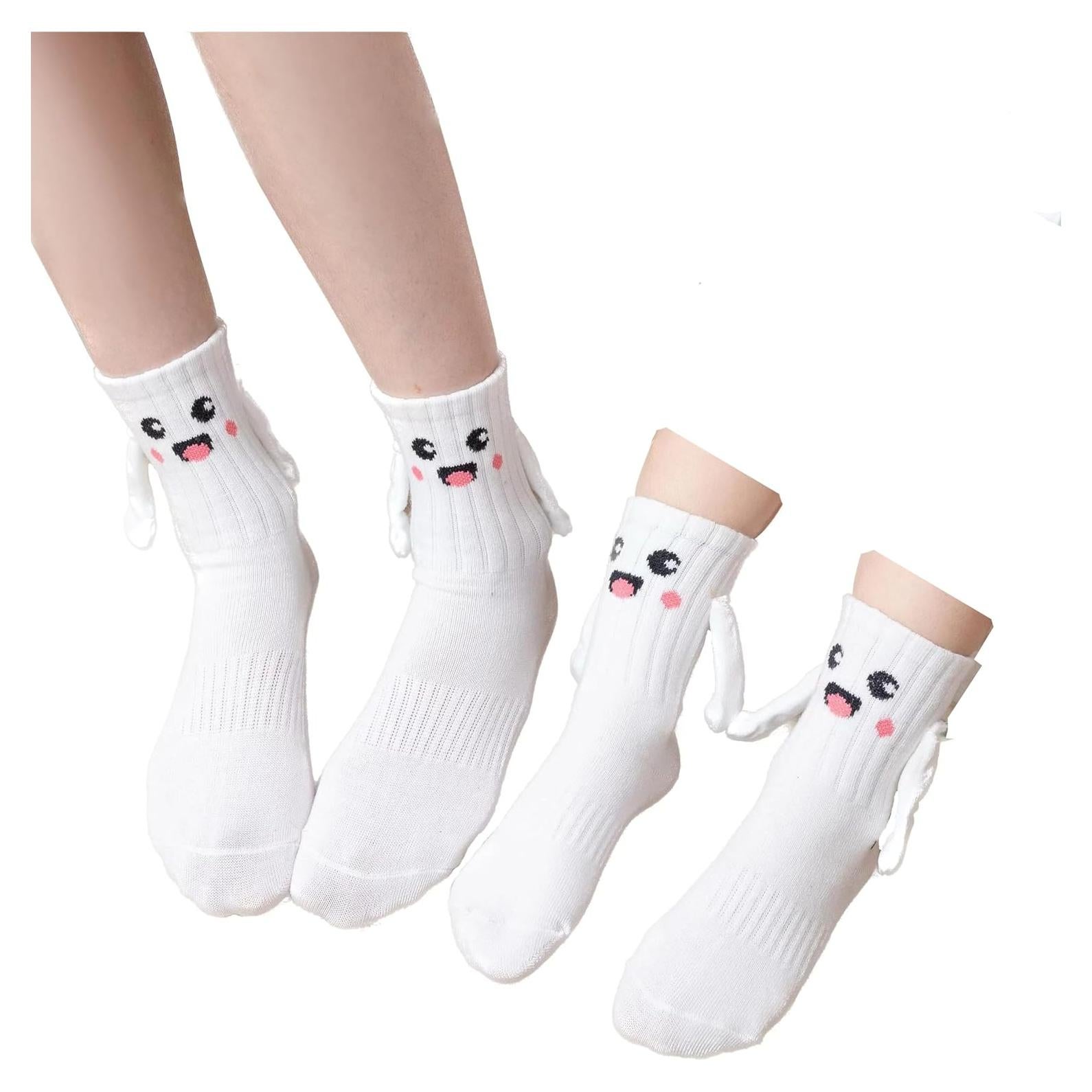 Calcetines Magnéticos Yawlsow Adulto y Niño Manos Unidas