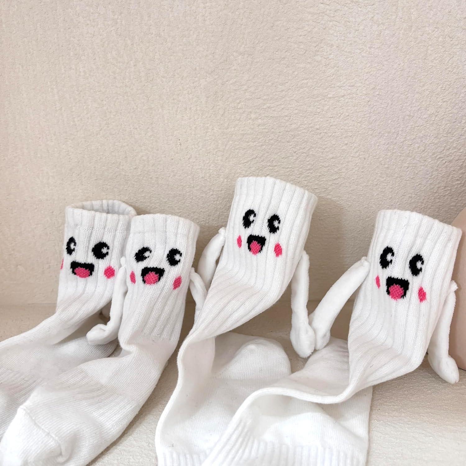 Calcetines Magnéticos Yawlsow Adulto y Niño Manos Unidas