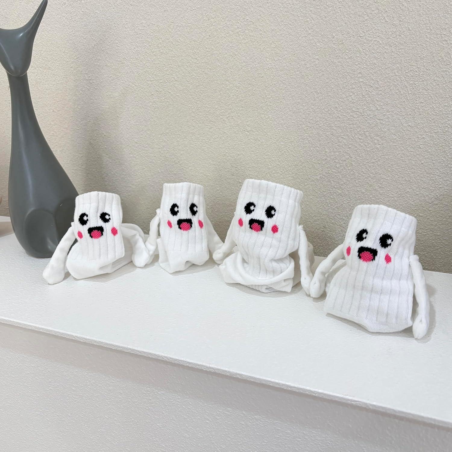 Calcetines Magnéticos Yawlsow Adulto y Niño Manos Unidas