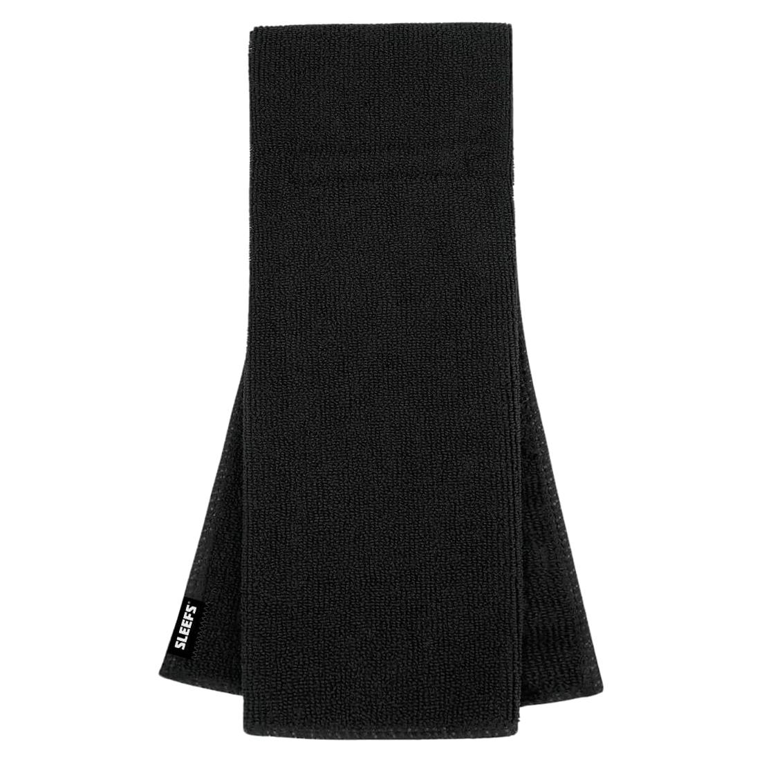 Toalla de Fútbol SLEEFS Negra 100% Algodón 36.8x10.2 cm