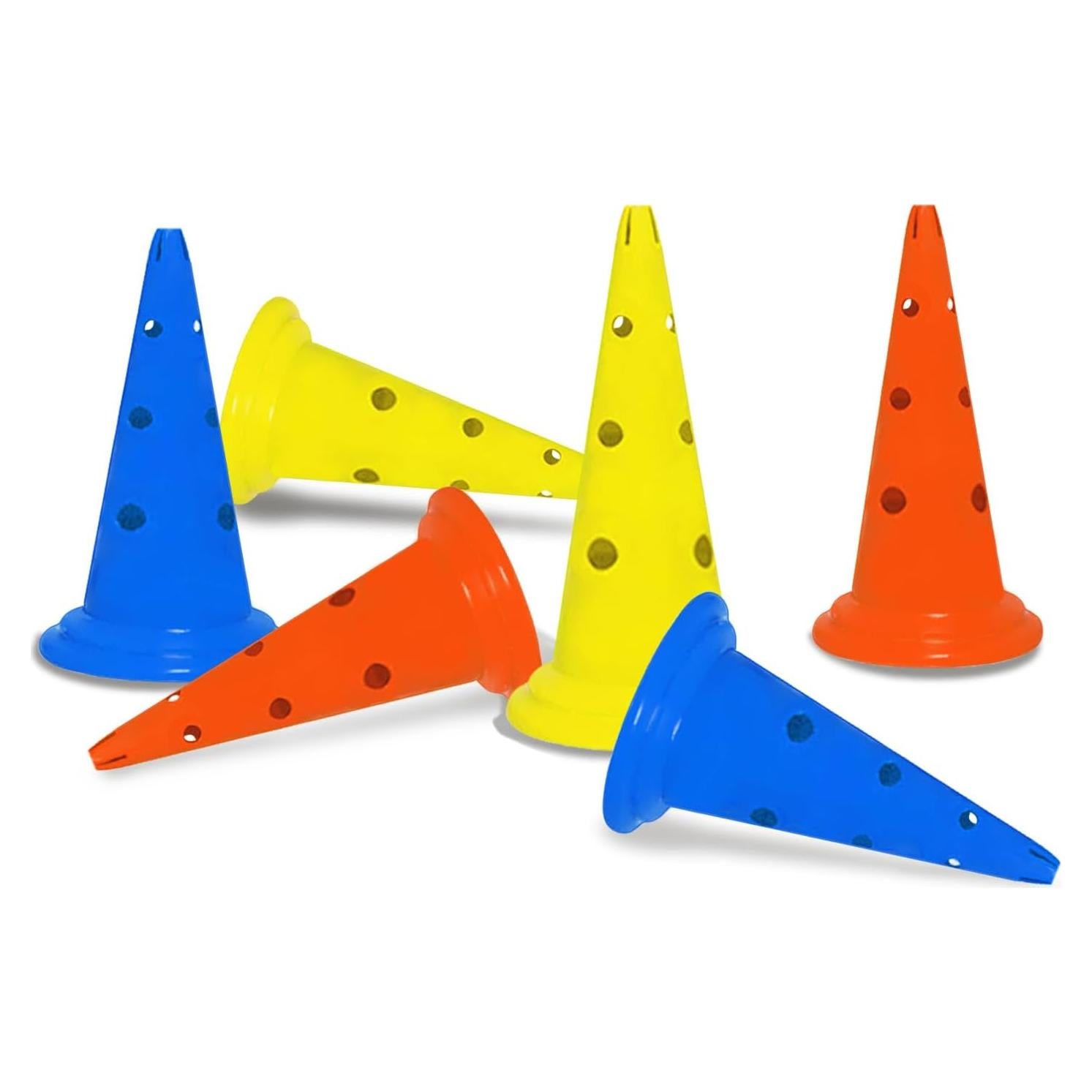 Conos de Entrenamiento de Fútbol TNZMART 50 cm Plástico Duradero