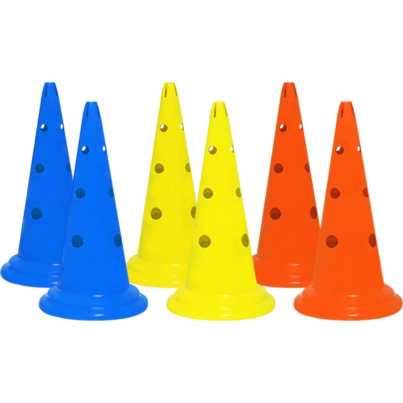 Conos de Entrenamiento de Fútbol TNZMART 50 cm Plástico Duradero