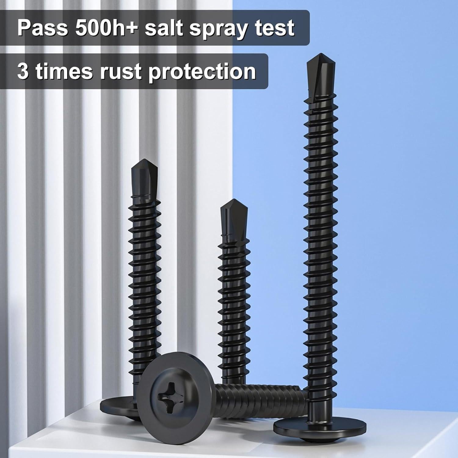 Kit de Tornillos Autoperforantes VGBUY #8 de 180 Piezas