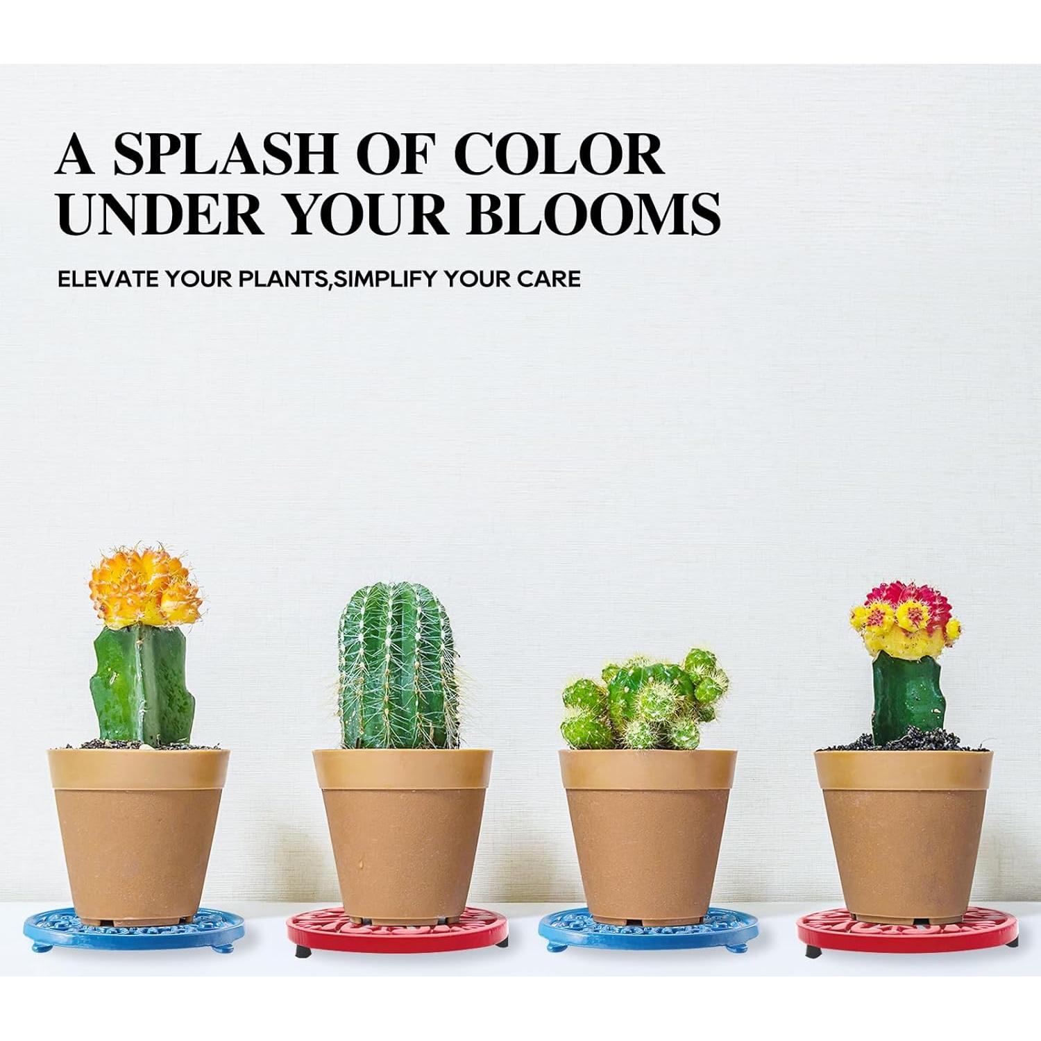 Trivet Cuadrado de Hierro Fundido JOGREFUL Rojo 17.78 cm