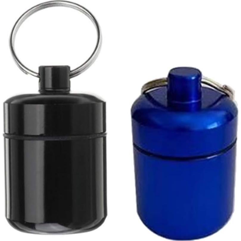Keychain Bottle Earplug Storage Container Case Portable Holder Dispenser For Travel