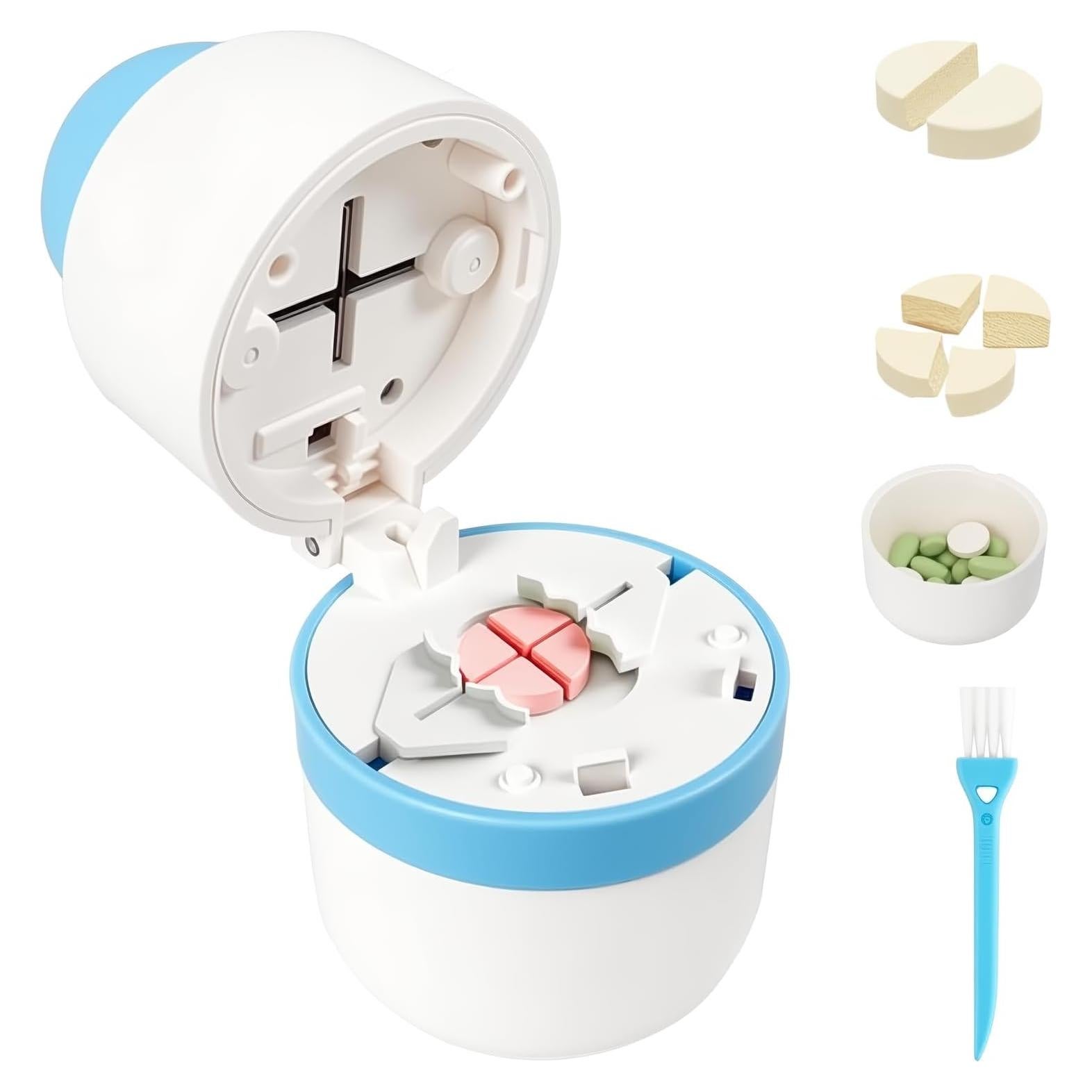 Cortador de Pastillas Veroral 1/4 con Estuche y Cuchilla Inoxidable