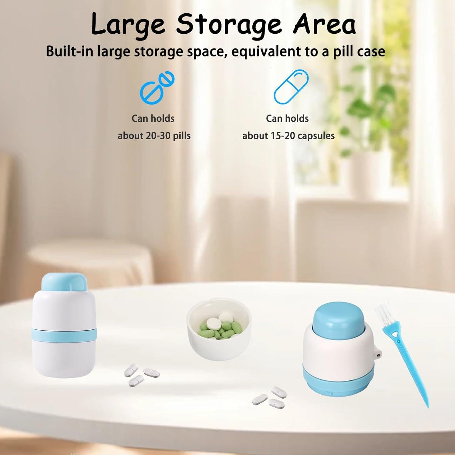 Cortador de Pastillas Veroral 1/4 con Estuche y Cuchilla Inoxidable