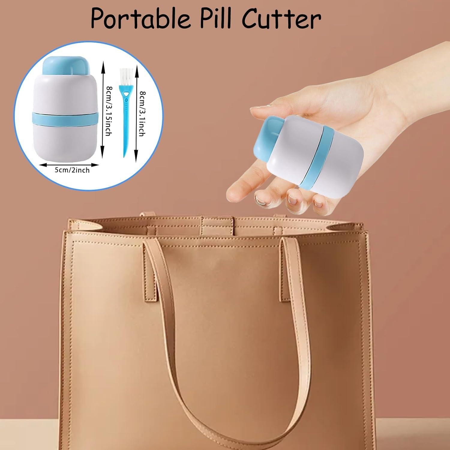 Cortador de Pastillas Veroral 1/4 con Estuche y Cuchilla Inoxidable