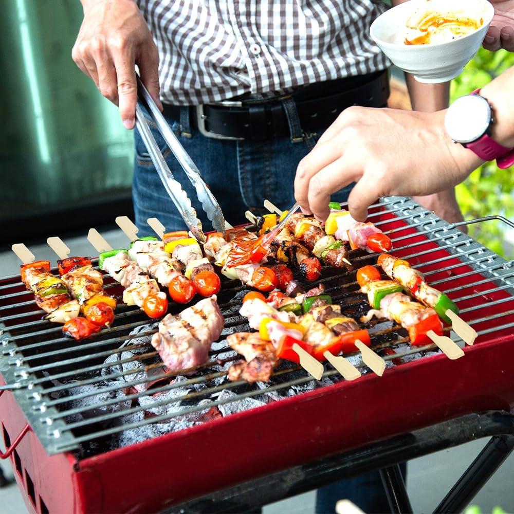 300 Pinchos de Bambú 12 cm para Aperitivos Libemskix