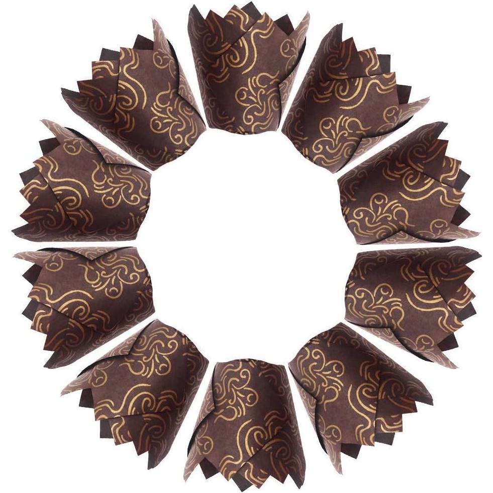 150 Forros de Cupcake Tulipán Staruby - Papel A Prueba de Grasa