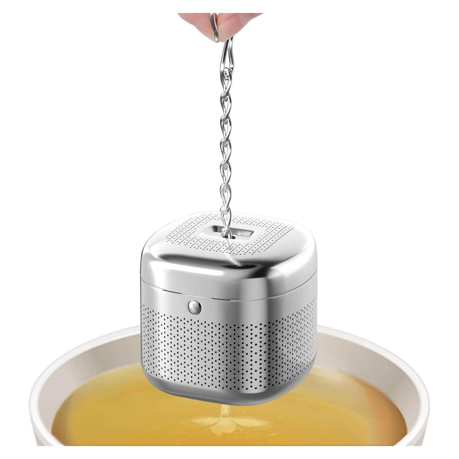 Infusor de Té Reinmoson de Acero Inoxidable 304 con Plato