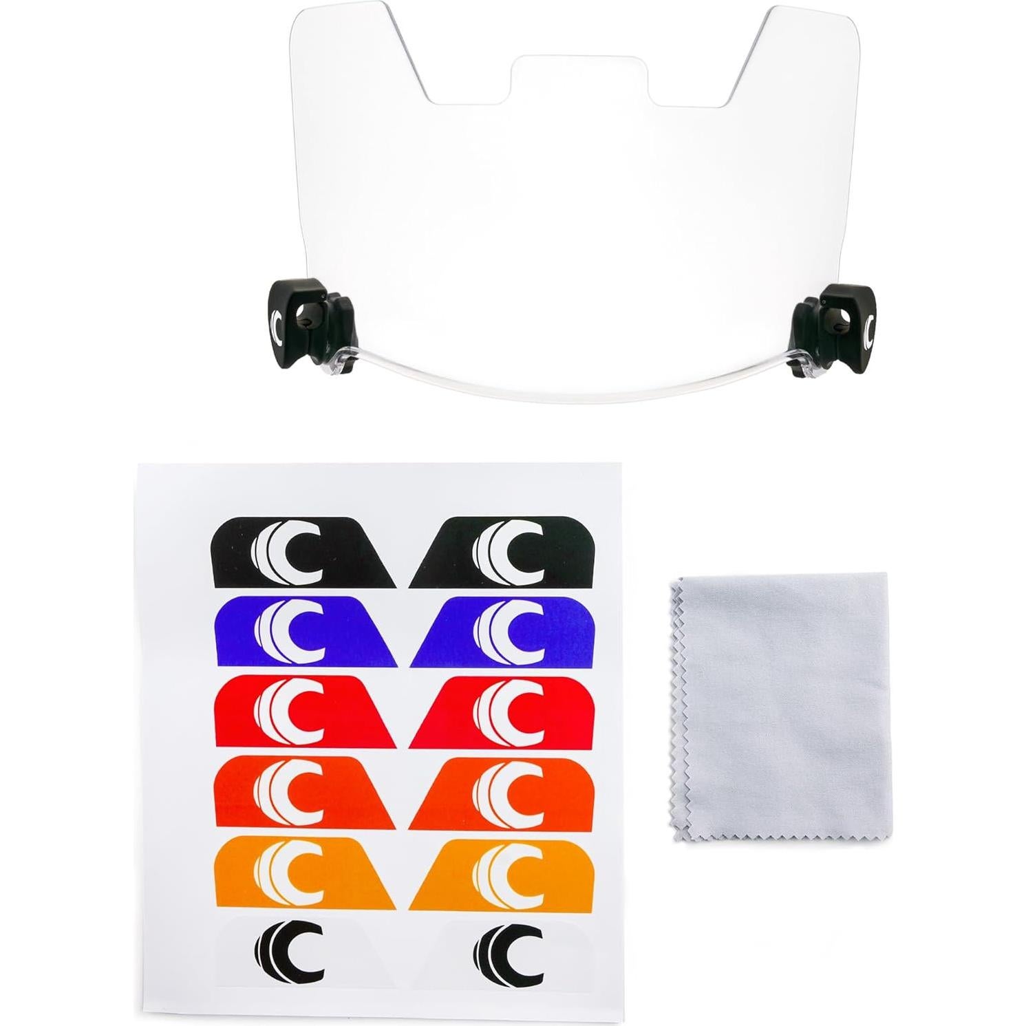 Visera de Fútbol Cannon Sports FBV - Lente Plana Anti-Niebla