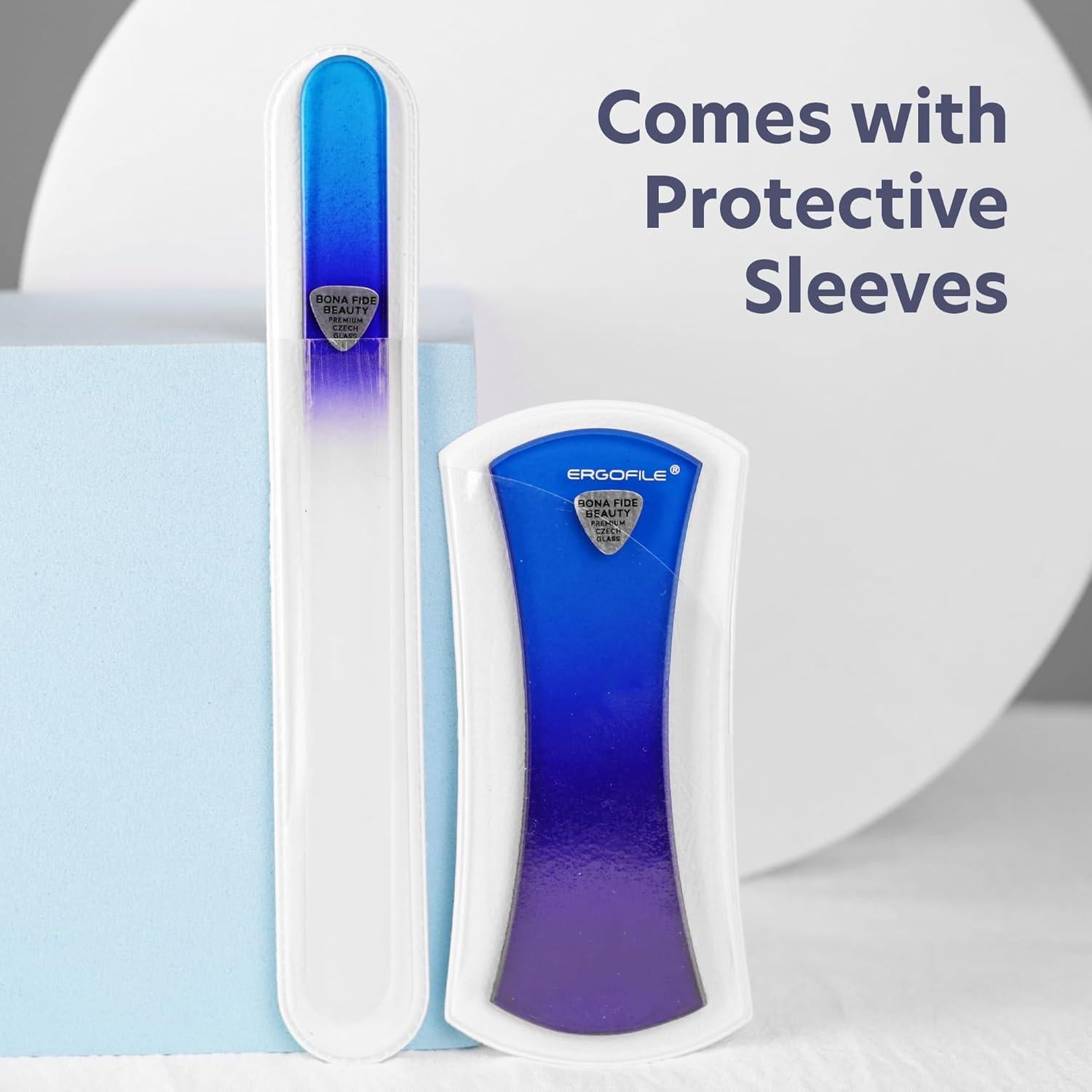 Juego de Limado de Uñas de Vidrio BONA Fide Beauty 2 Piezas