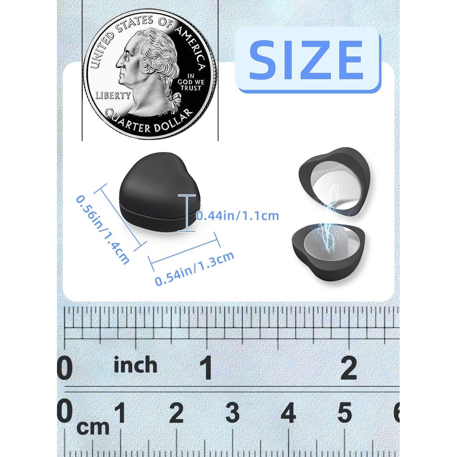 12 Pares de Pines Magnéticos para Hijab DJKYT - Sin Agujas