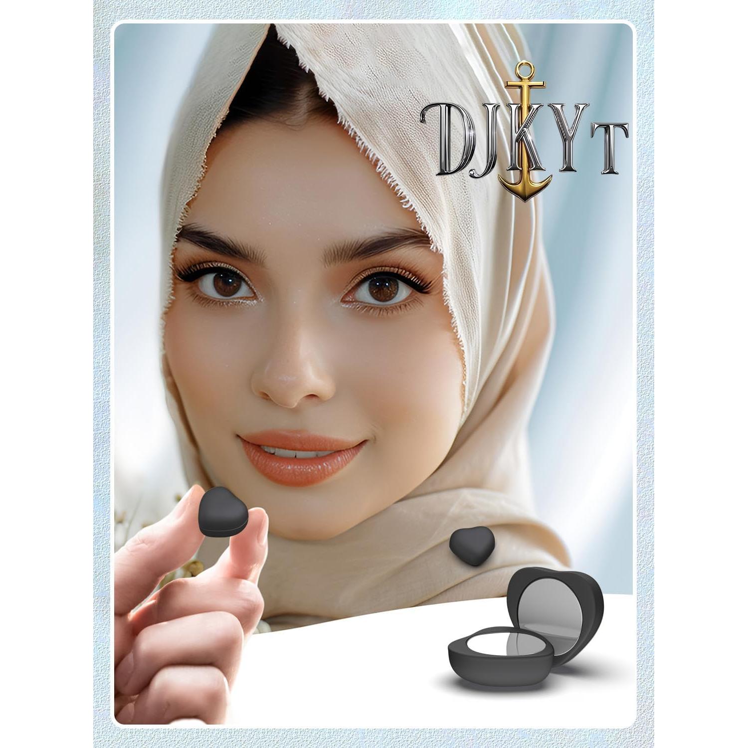 12 Pares de Pines Magnéticos para Hijab DJKYT - Sin Agujas