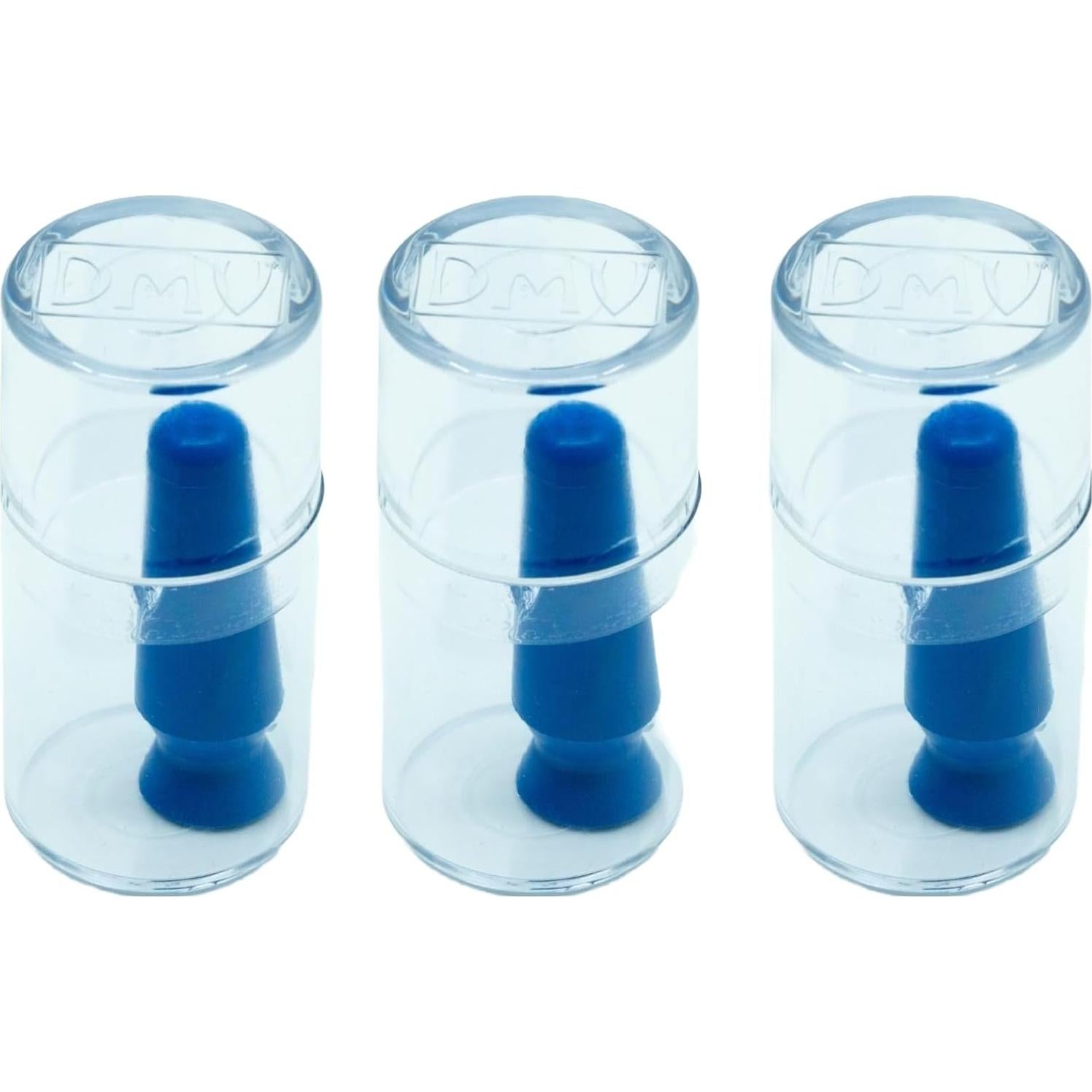 Mango Escleral DMV Azul Cobalto - Paquete de 3 Lentes