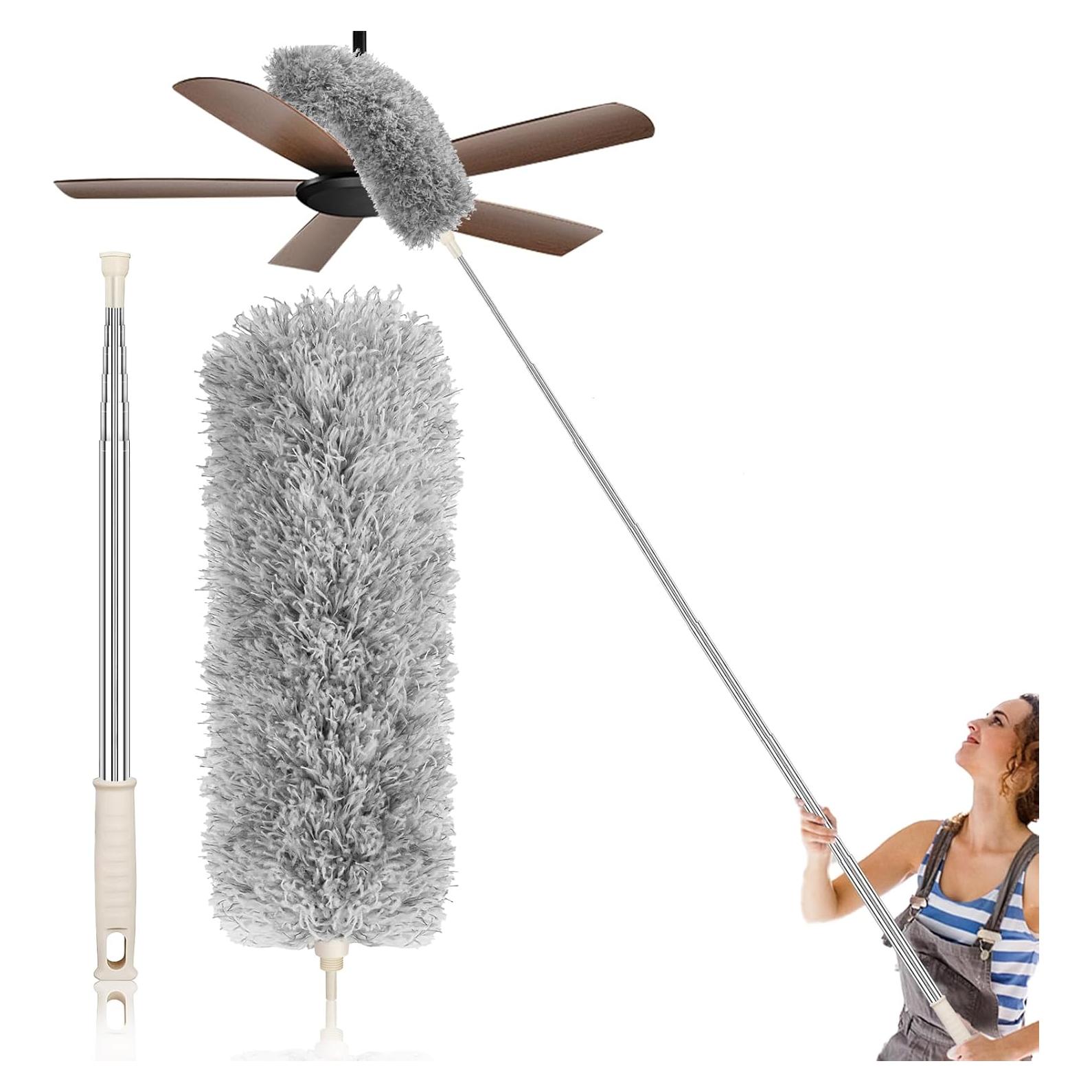 Limpiador de Ventiladores de Techo Azun con Palo Extensible 76-243 cm