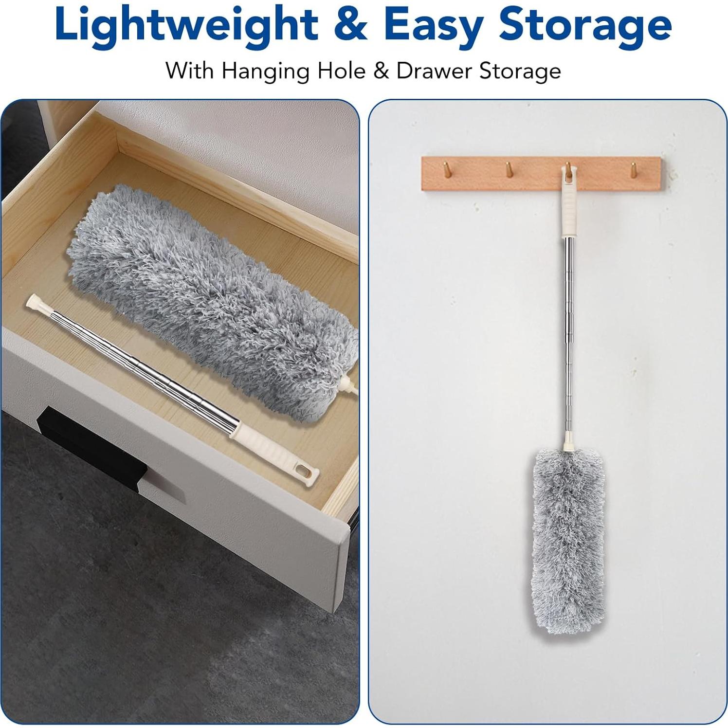 Limpiador de Ventiladores de Techo Azun con Palo Extensible 76-243 cm