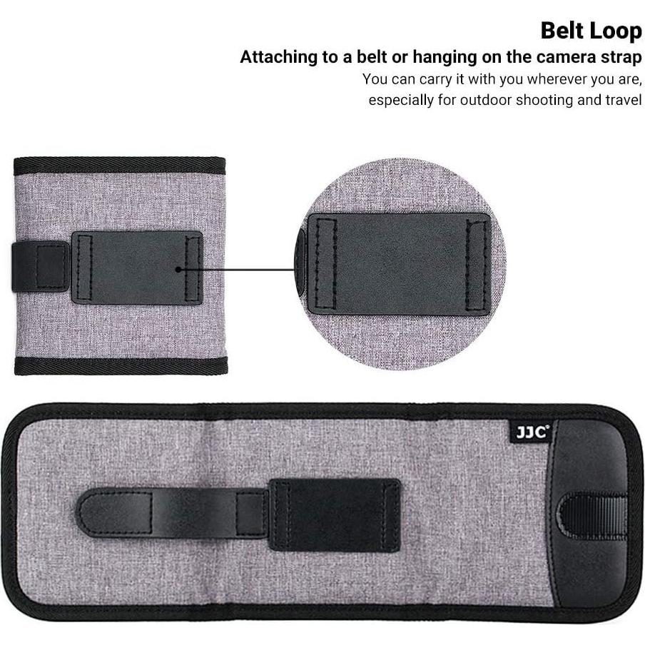 Funda de Filtro de Cámara 3 Bolsillos Jinjiacheng 82mm