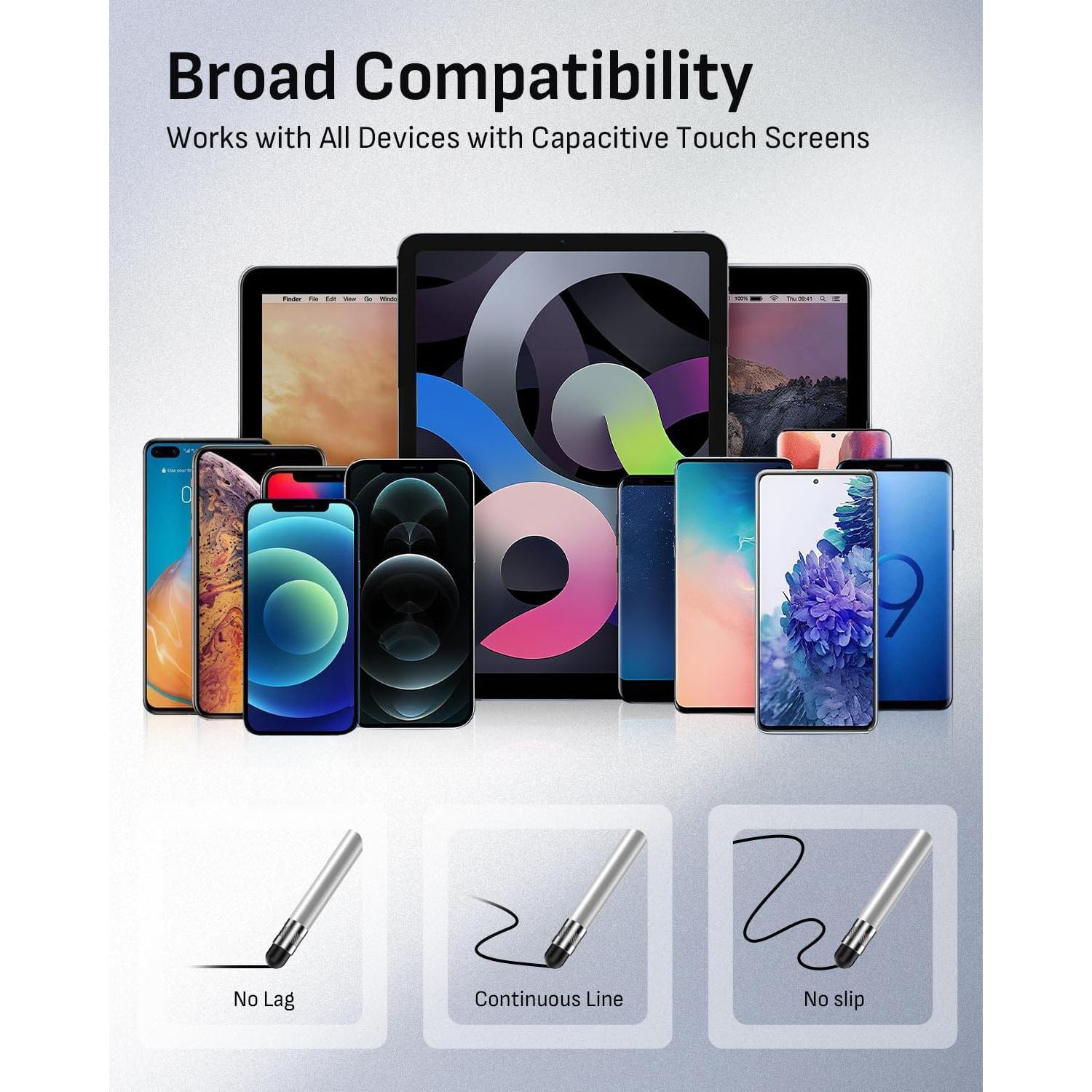 Set de Stylus 2-en-1 MYSTILUCK con 5 Bolígrafos y 14 Puntas