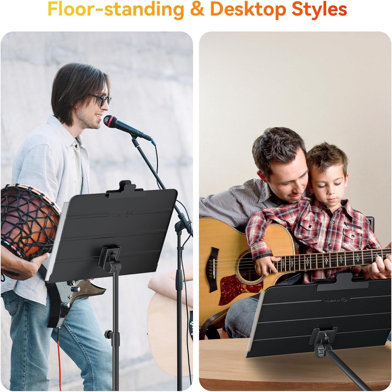 Soporte de Partituras Plegable K KASONIC MS-109BK Negro