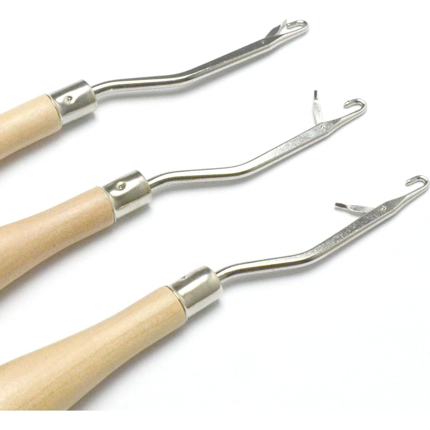 Herramienta de Gancho de Cierre Luwigs 3PCS para Ganchillo