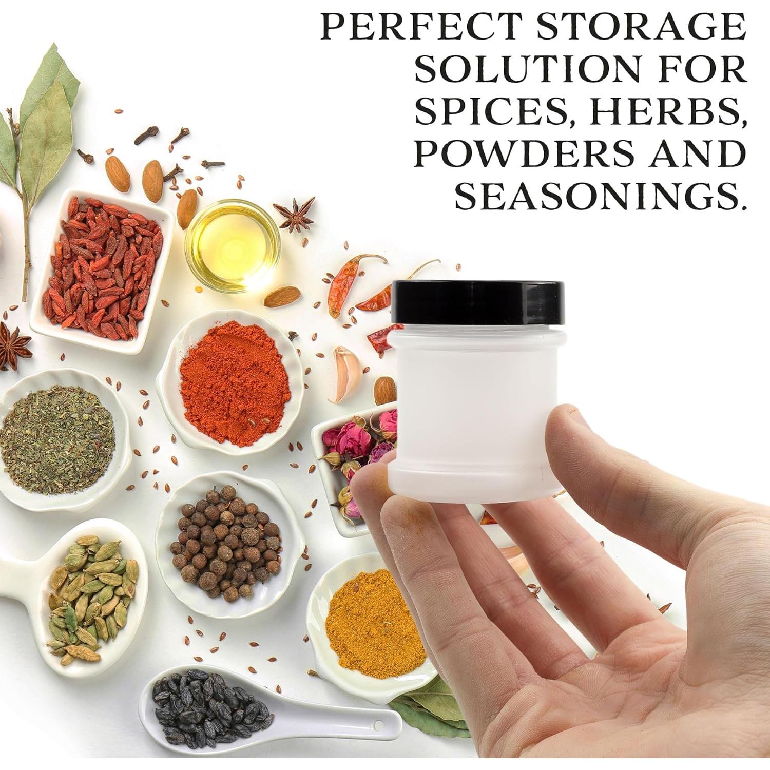 Frascos de Especias Mini Cornucopia 30ml con Tamiz - Paquete de 12